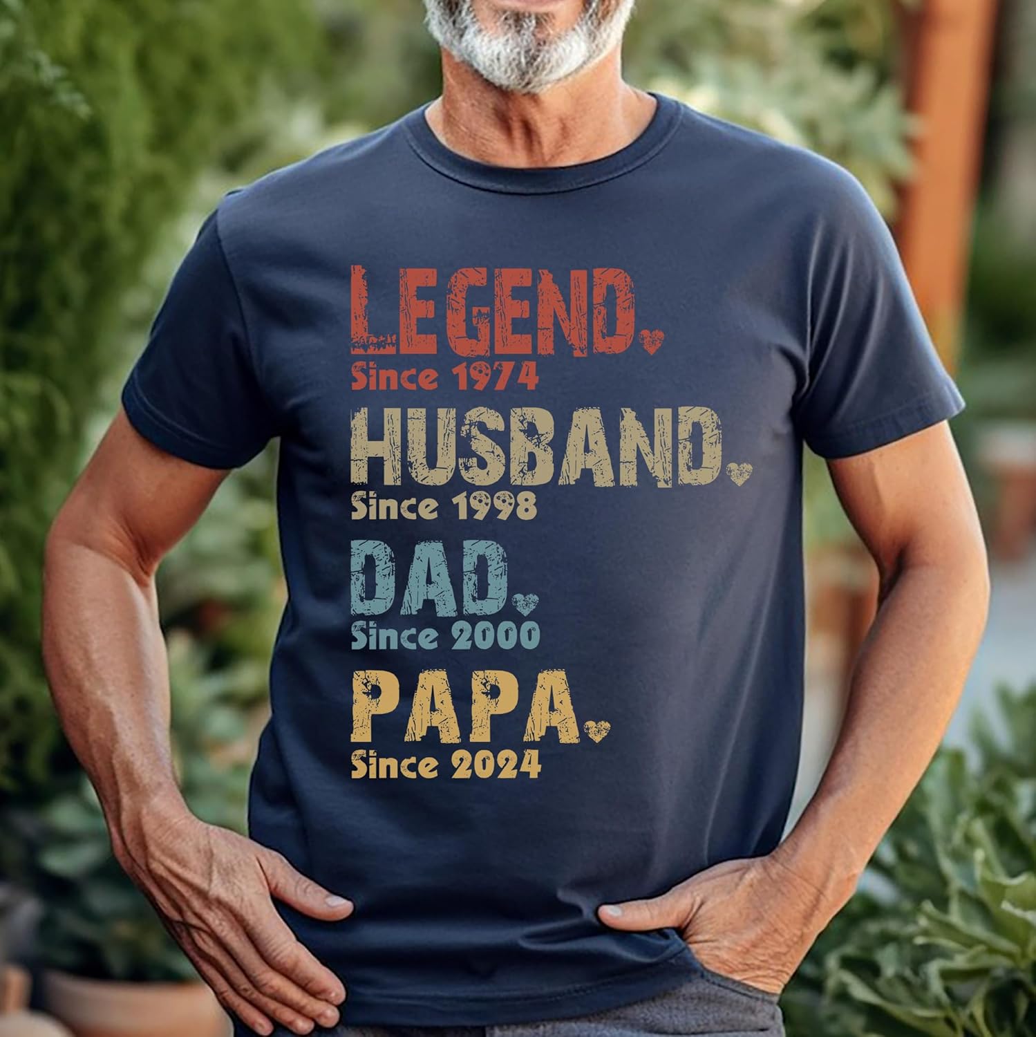 GODMERCH Custom Papa Shirt, Personalized Dad Grandpa Nickname with Kids Names Sweatshirt Hoodies, Gifts Fathers Day for Men - Image 3