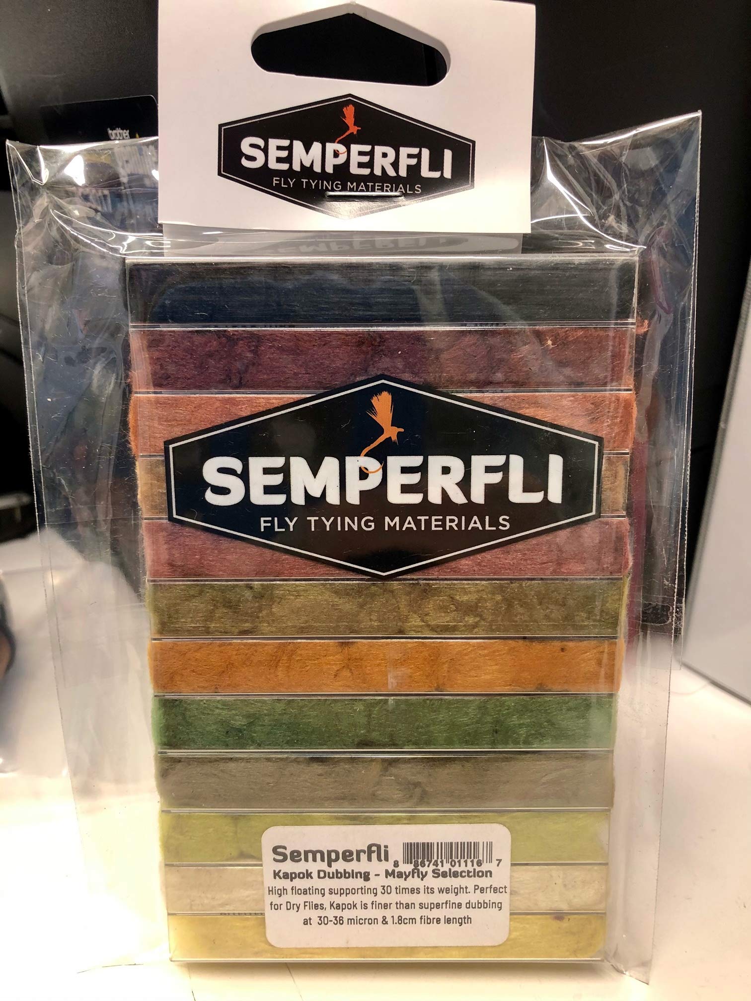 Semperfli Kapok Dubbing Mayfly Selection