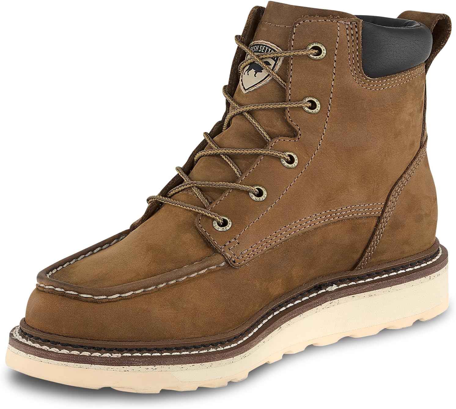 Ashby, Men's, Soft Toe, Work Boot, Tan Nubuck