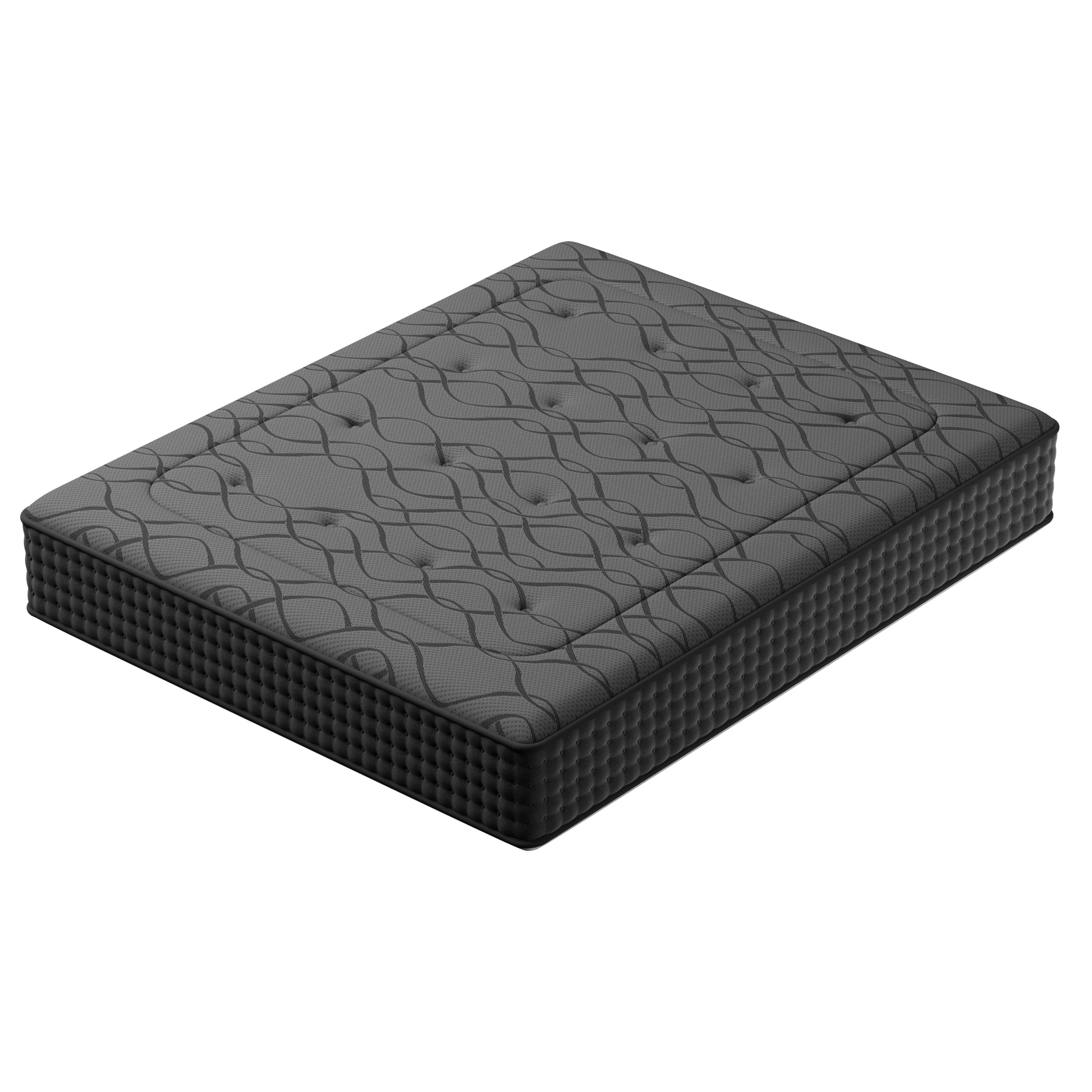 DEWINNER - Colchón de 160 x 200 x 30 cm, Altura 30 cm, colchón silencioso de Grosor Medio, Espuma de Memoria híbrida, muelles ensacados Individuales, Absorbente y Transpirable