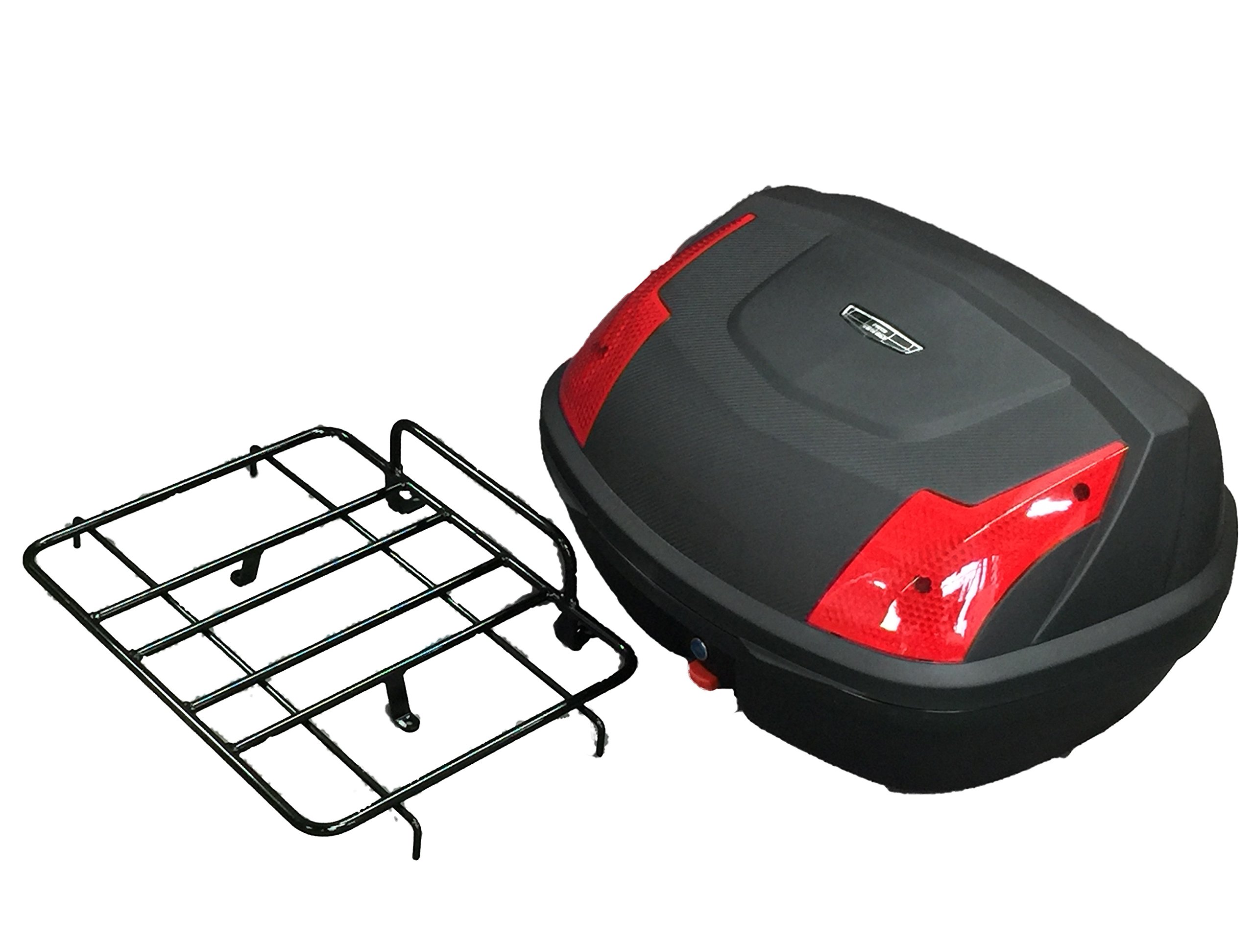 リアボックス ステー付　(ジャイロTD01より取外し) ジャイロX】リアキャリア取付け加工で効率よくBOXを直付けで