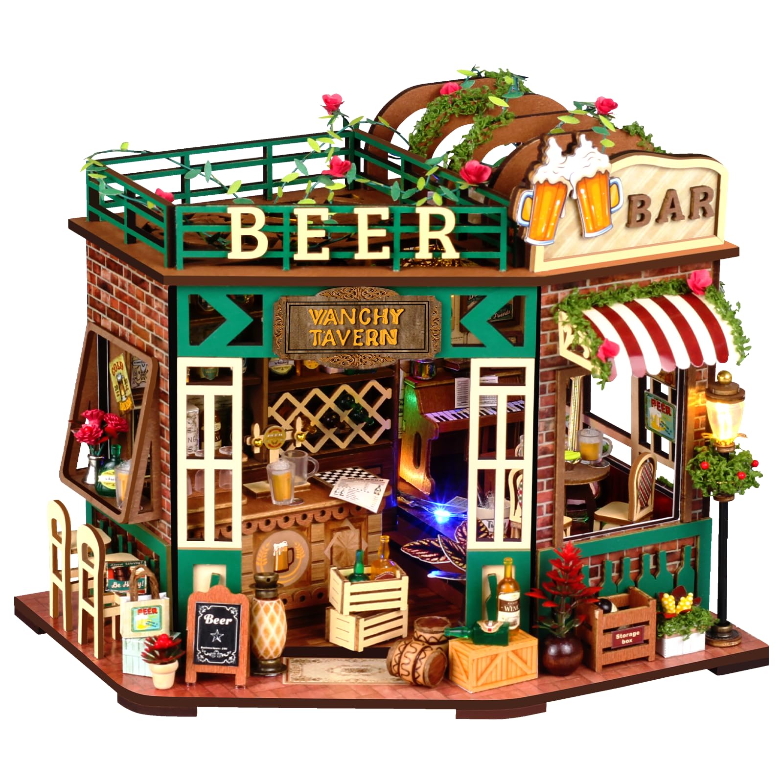 Amazon.com: DIY Miniature House Kit, Book Nook Kit, Mini House