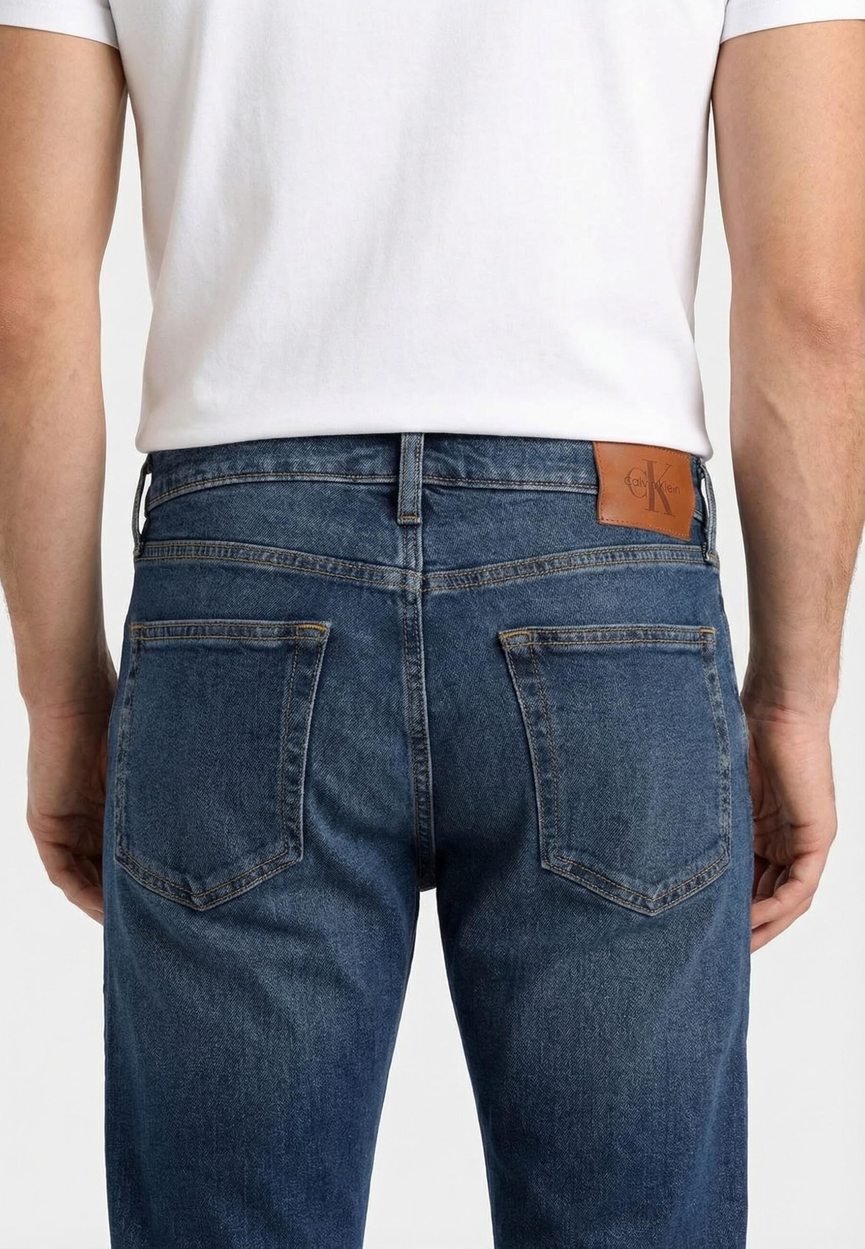 Calvin Klein Stndrd Strght Oil Slick Jean Lv04lb782g - Dżins Mężczyźni