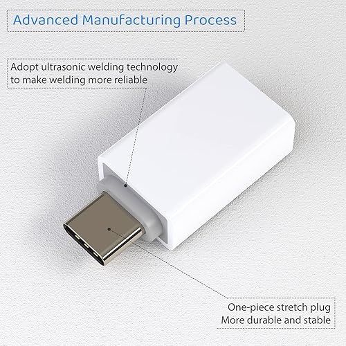 Miniatura 5 de Adaptador USB C a USB, paquete de 2, adaptador USB-C macho a USB 3.0 hembra para MacBook Pro 20212020 iMac iPad Promini 6 Pixel 6 5 4 xl USB C