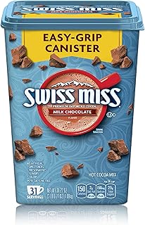 SWISS MISS Milk Chocolate Flavored Hot Cocoa Mix, 38.27 OZ Square Canister
