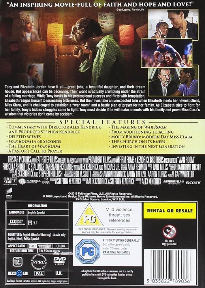 War Room [DVD]: Amazon.co.uk: Priscilla C. Shirer, T.C.