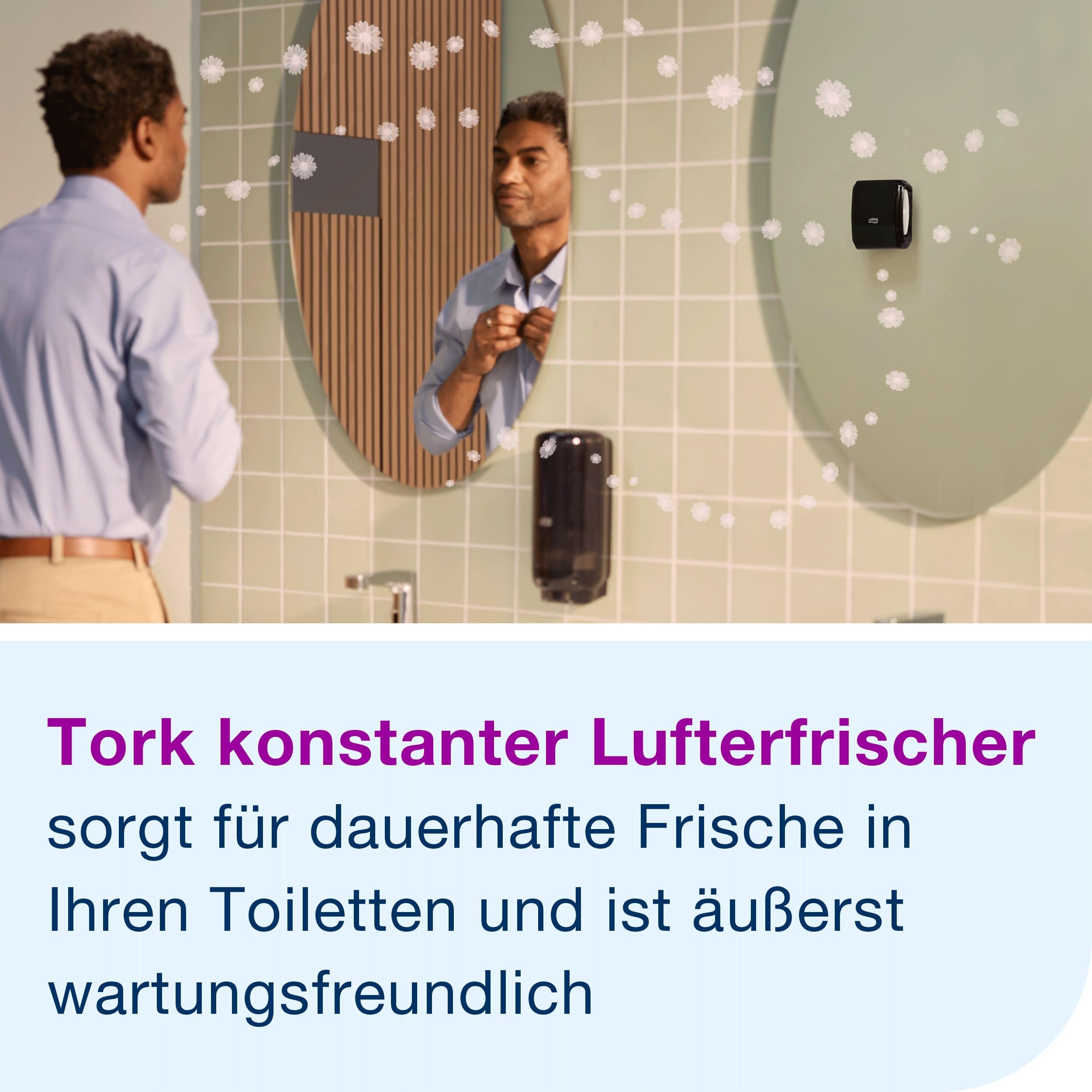 Tork Lufterfrischer Sprühspender 256.055 – Aluminium/Grau, Elektronisch