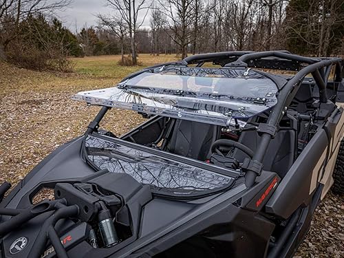 Miniatura 5 de 2017 Can-Am Maverick x3resistente a los Arañazos flip Parabrisas by superatv fws0700170