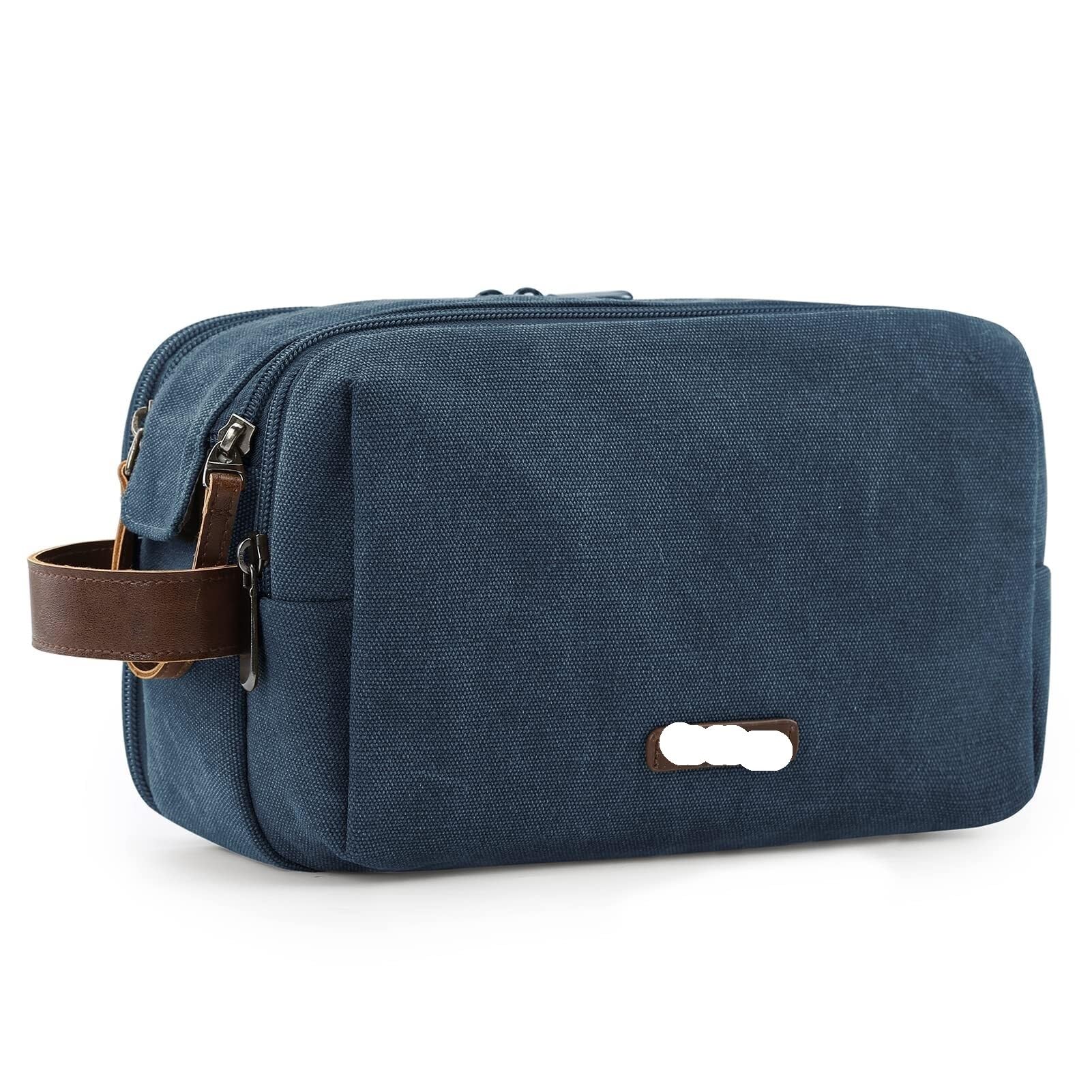 RUVOO Portátil para Viaje Bolsas Neceser for Mujer, Bolsa de Maquillaje cosmética, Organizador, Bolsa de Viaje for artículos de tocador Organizador Maquillaje(Blue)