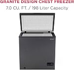 Frigidaire Un congélateur à poitrine profonde, 7 Cu. Ft. Capacité, Granita robuste conception-réglable Thermostat-remorque enduit de vinyle panier-défrouille facile