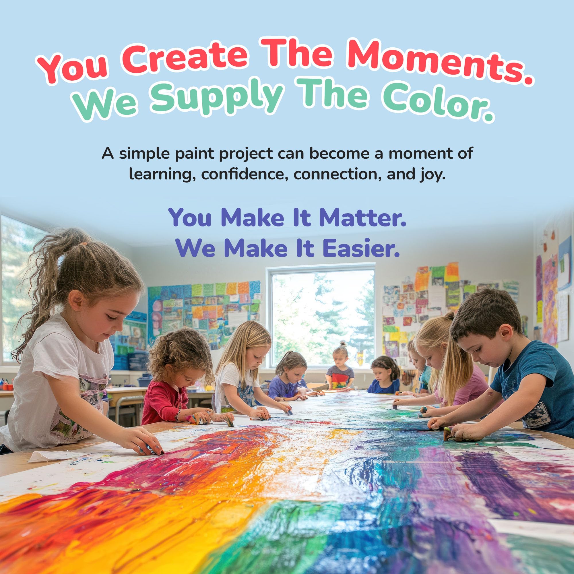 S&S Worldwide Violet Color Splash Tempera Peinture Gallon