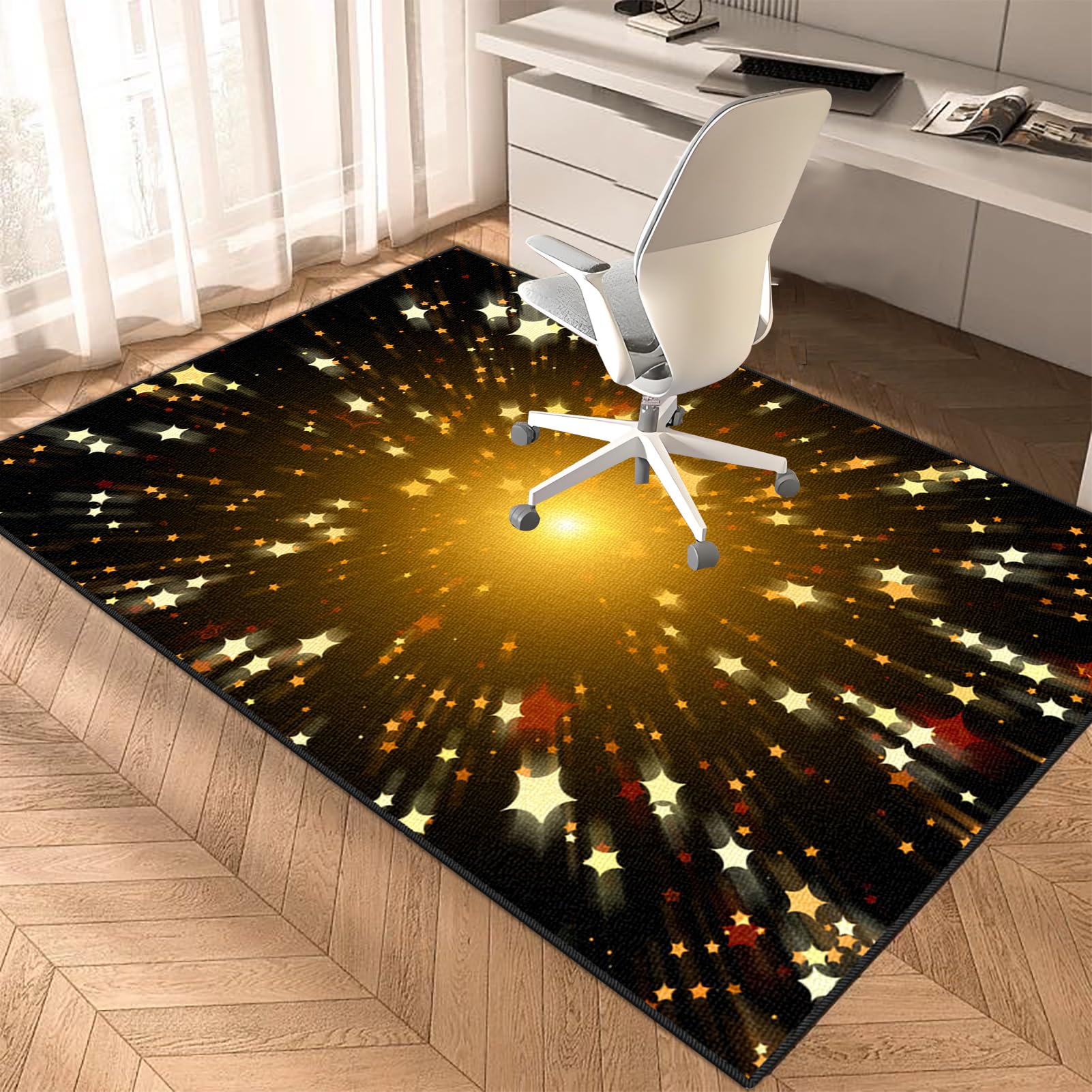 Ochraniacze podłogowe na krzesło gamingowe na kółkach 90 x 160 cm maty na krzesła biurowe antypoślizgowa mata pod krzesło Cadeira biurko do parkietu twarde podłogi laminowane płytki