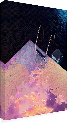 Miniatura 4 de Trademark Fine Art DEKIMBE MURRAY 'VAPORPOOL' - Arte de pared para sala de estar, dormitorio u oficina