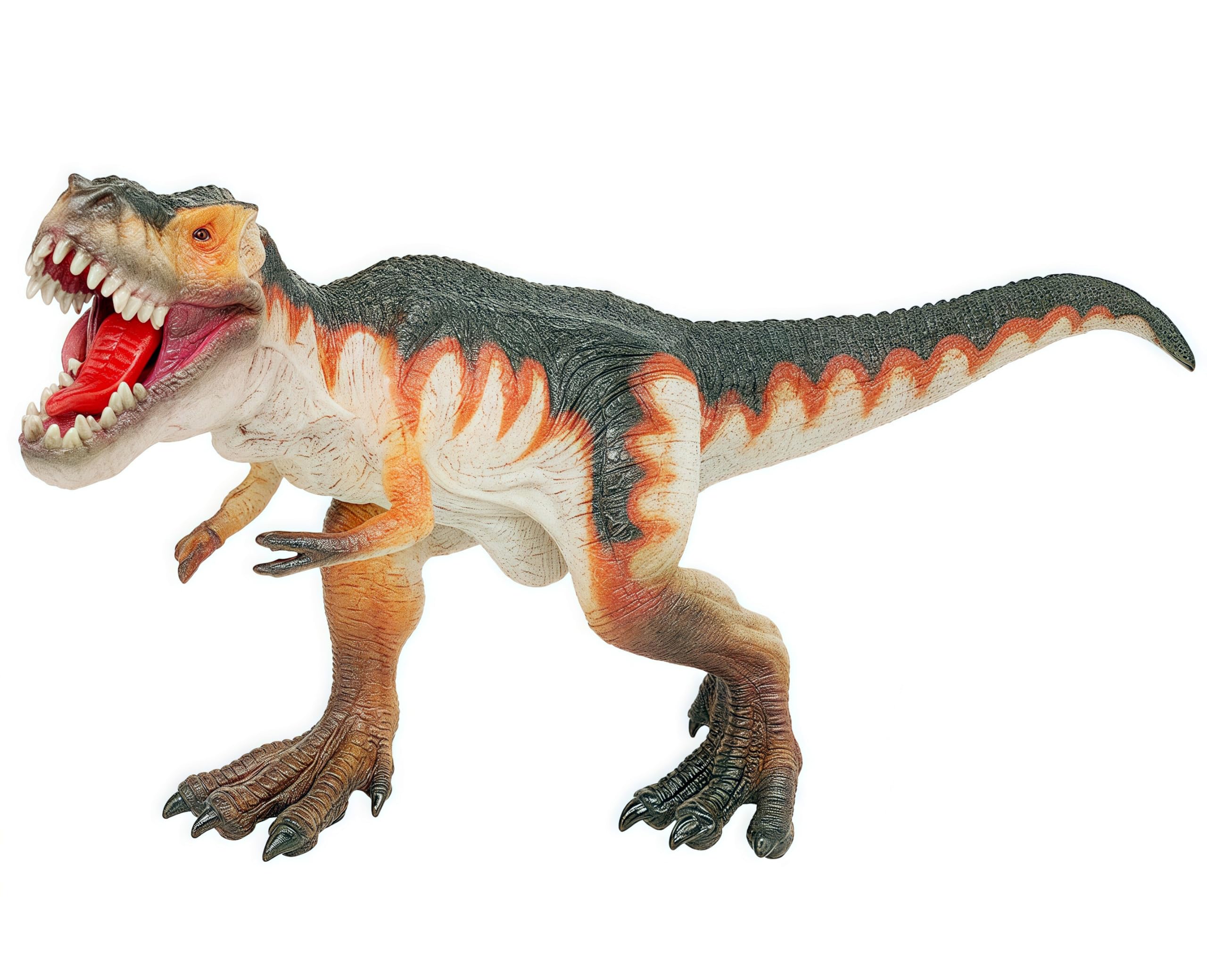 Gemini&Genius T-Rex Dinosaur Toy Figure Tyrannosaurus Rex Action Figure with Movable Jaw - 11.5 Inches Length - Gifts, Stocking Stuffer, Birthday Cake Topper for Kids (T-Rex)