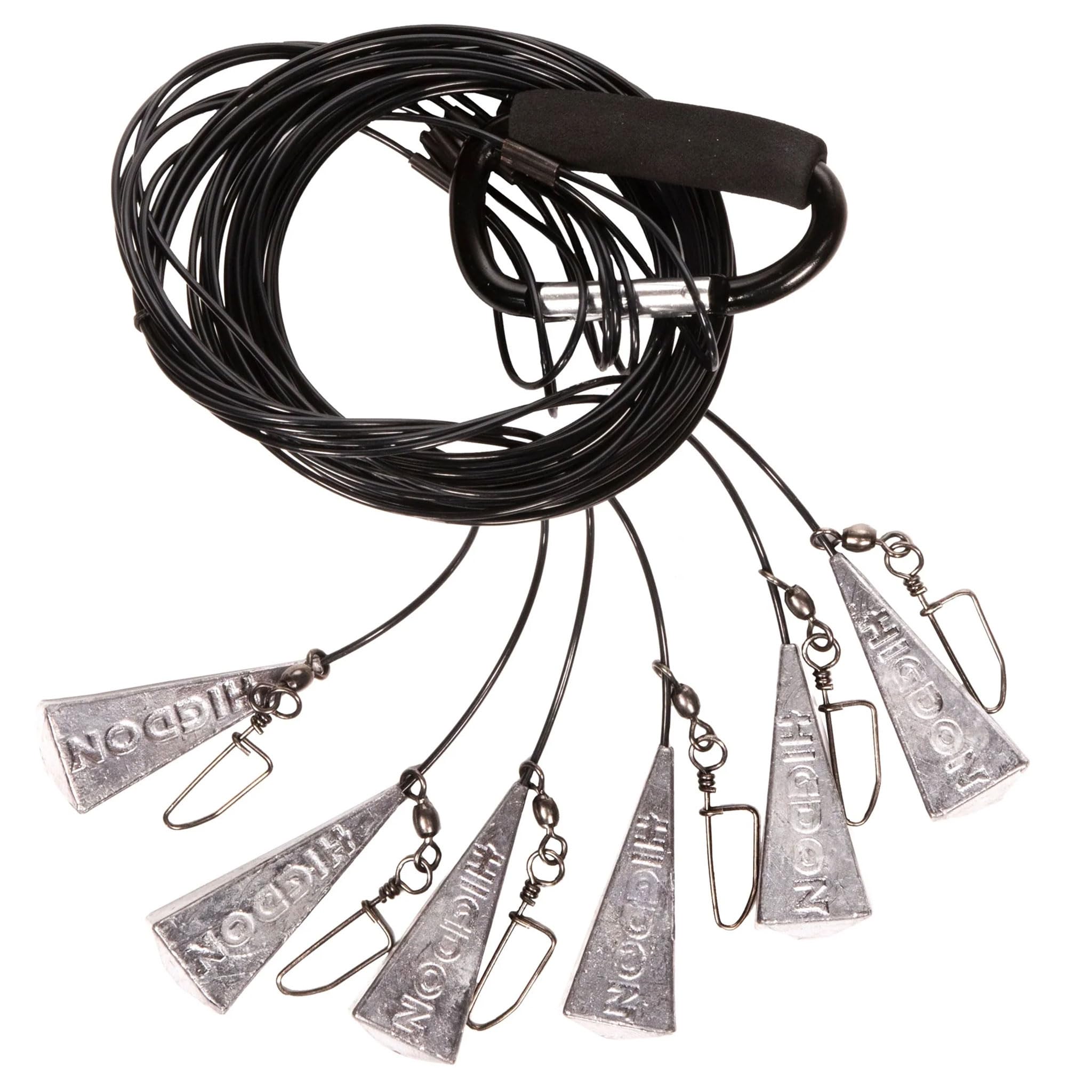 Higdon Outdoors Battleship Rig | Easy Clip Waterfowl Decoy Anchor with Non-Tangle Line | Carabiner Included for Ideal Storage