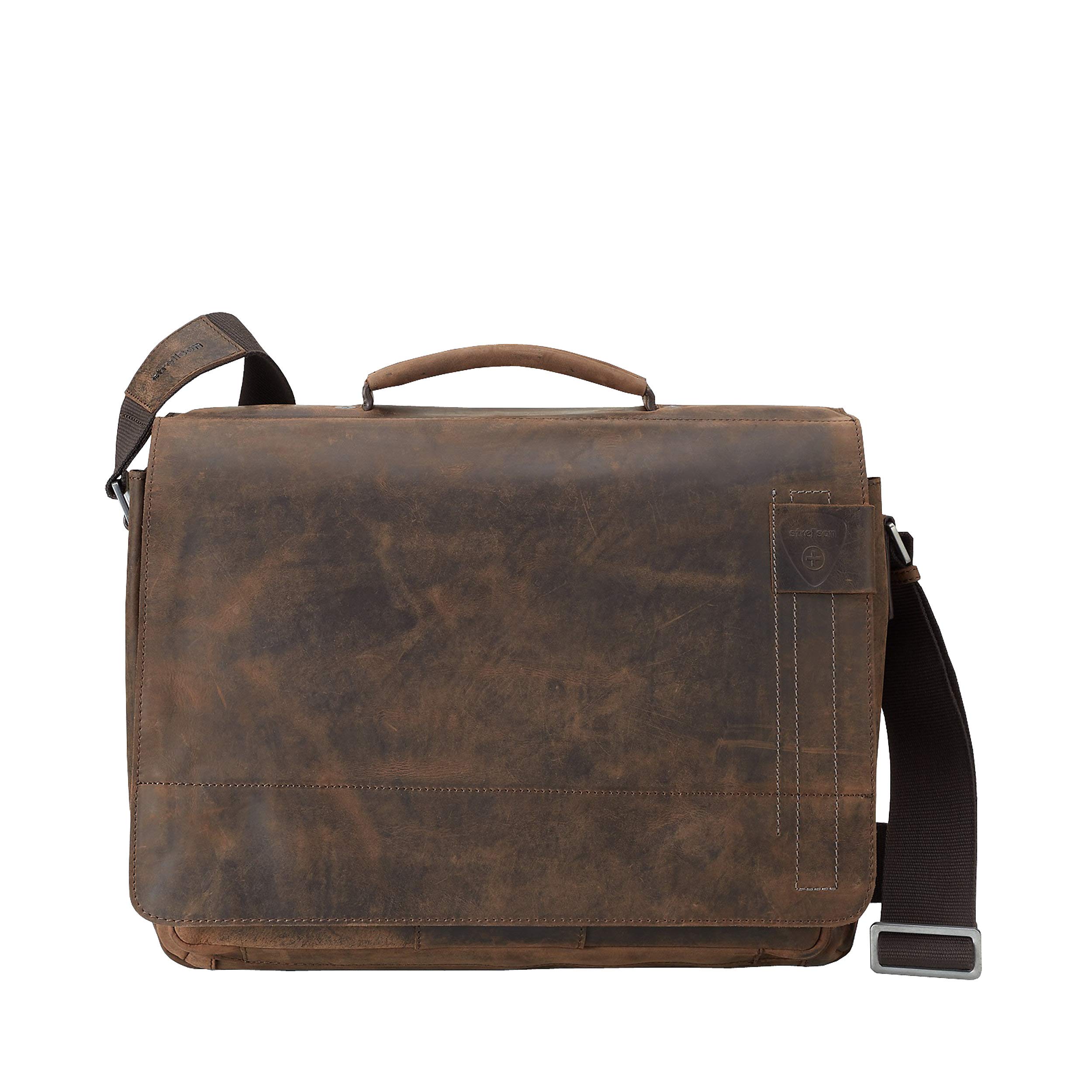 Strellson Richmond BriefBag XL 4010001260 Herren Henkeltaschen 41x33x16 cm (B x H x T), Braun (dark brown 702)