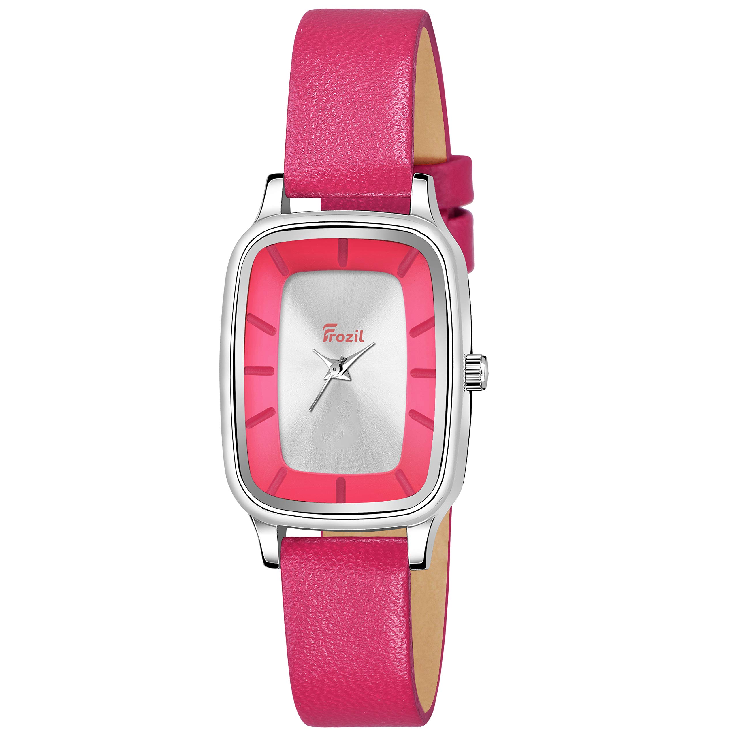 FROZIL Analogue Silver Dial Pink Belt Watch for Girls and Womens(S-467) (B085VH6Y1M) Amazon Price History, Amazon Price Tracker
