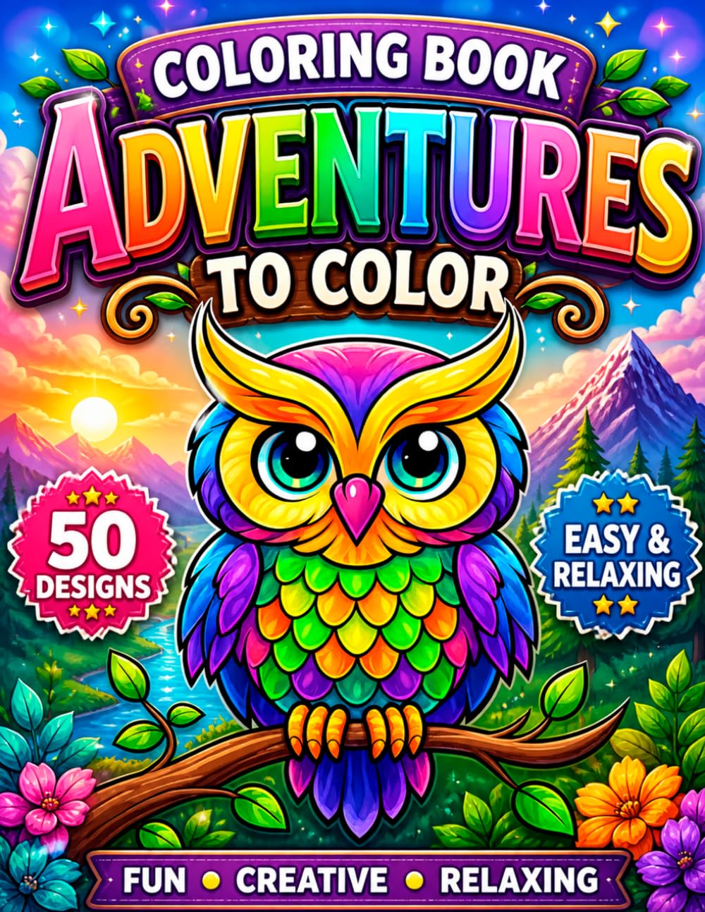 Coloring book Adventures to Color
