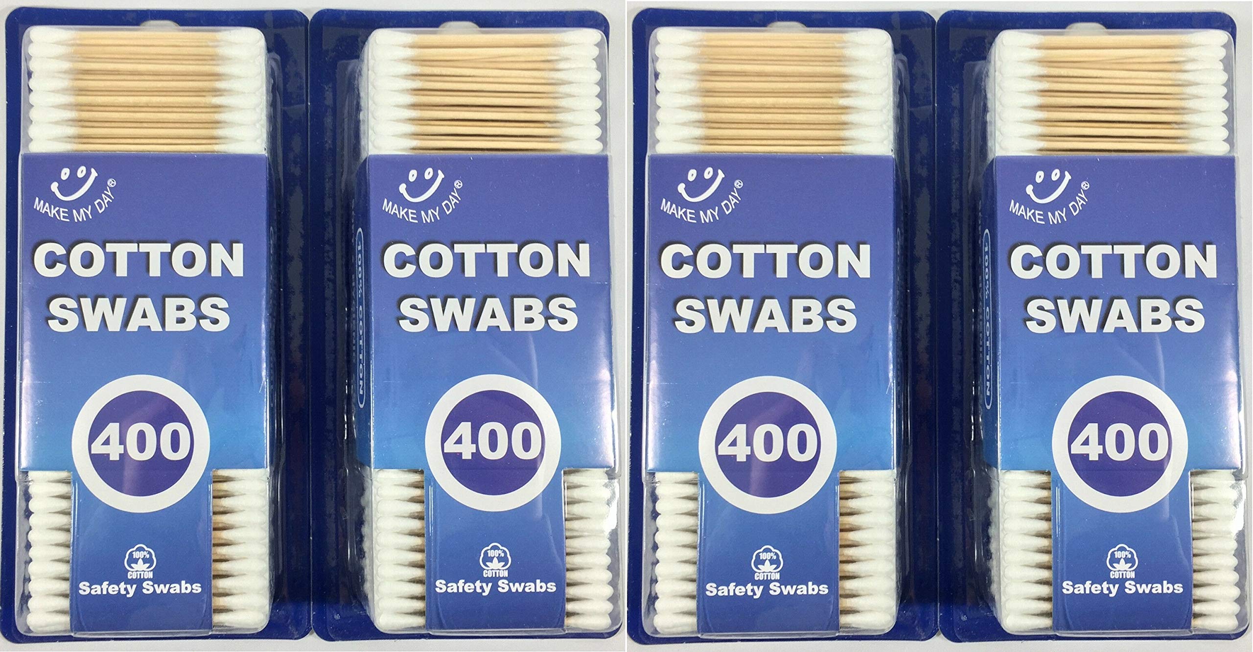 Wooden Cotton Swabs 1600 100 Cotton Double Tipped Cotton Buds Wood Stick Qtip