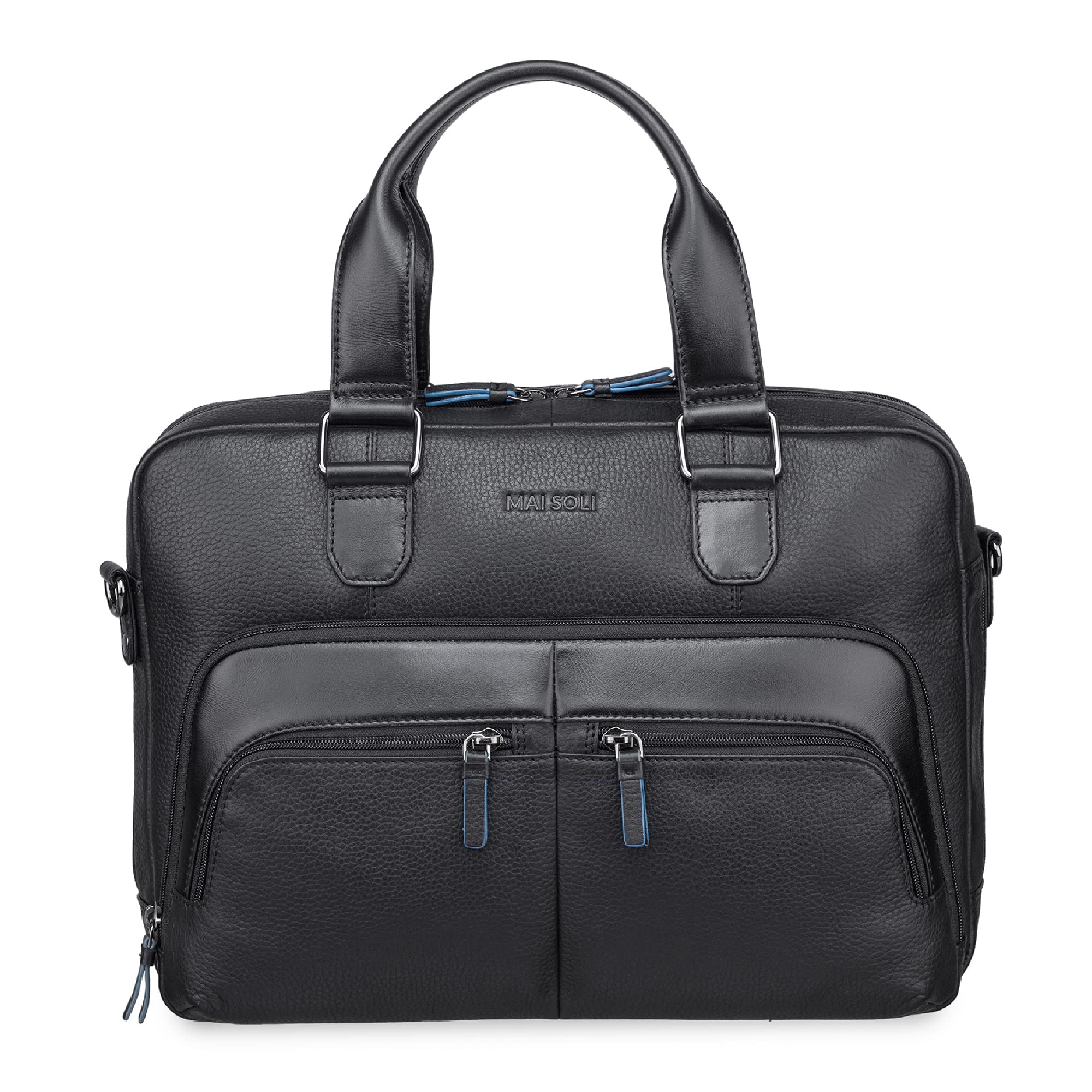 MAI SOLI Cruiser Genuine Leather Laptop Bag For Men, All-Purpose Laptop Messenger Bag with Shoulder Strap, Convertible Backpack For Office And Travel, Fits upto 15.6 -inch laptop - Black (B0C3ZXKD2K) Amazon Price History, Amazon Price Tracker