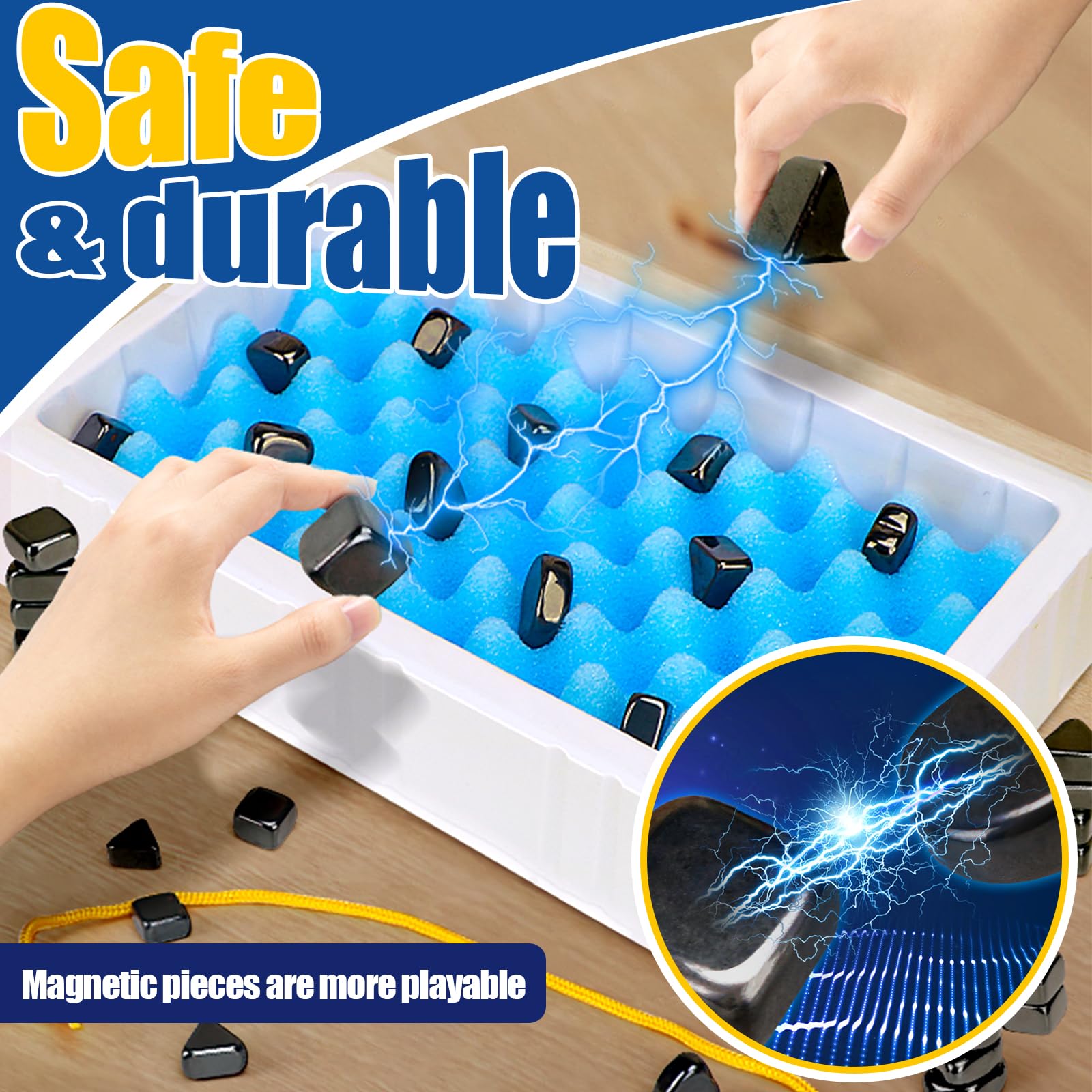 Aufgerüstetes (mehrschichtiges) Magnet-Schachspiel Produktbild-Vorschau 4