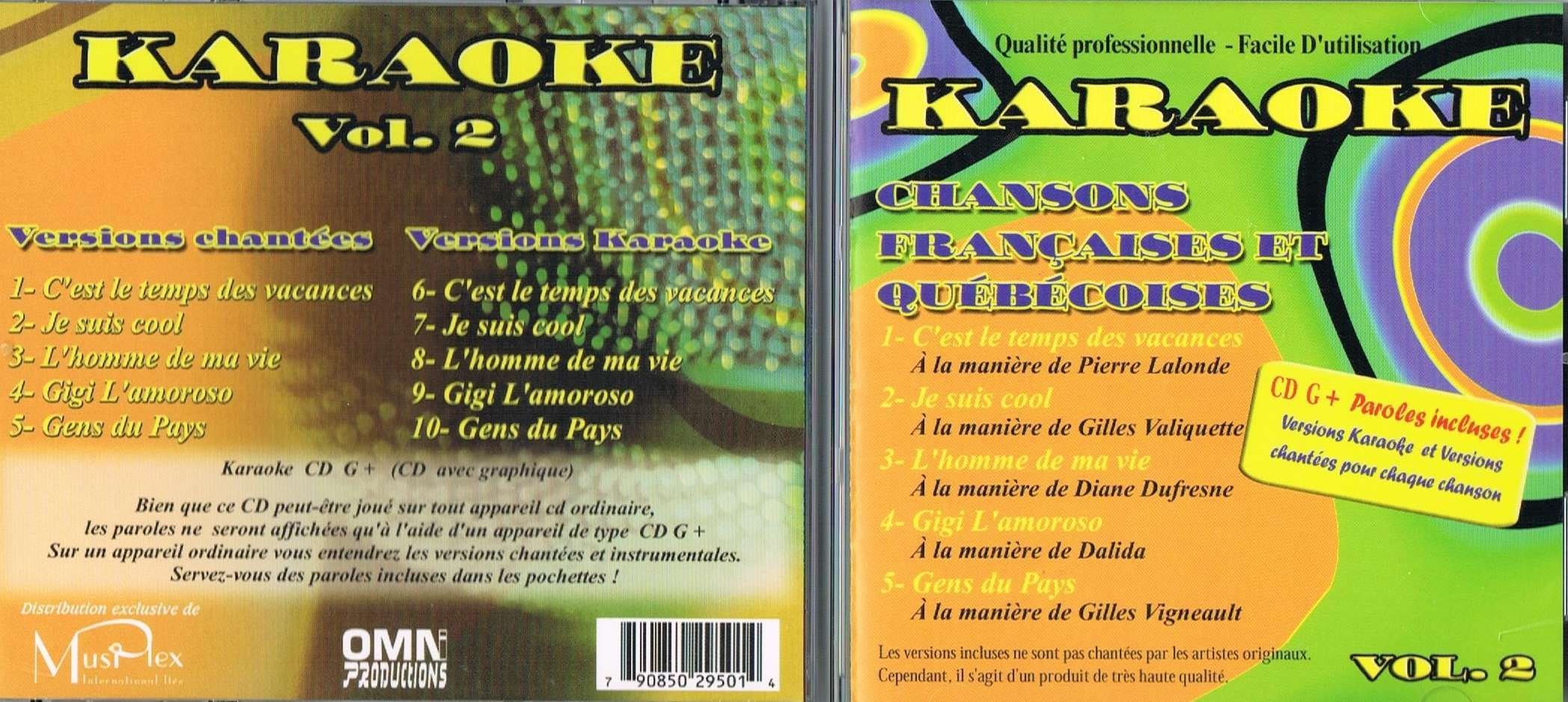 Karaoke Vol.2 [Audio CD]