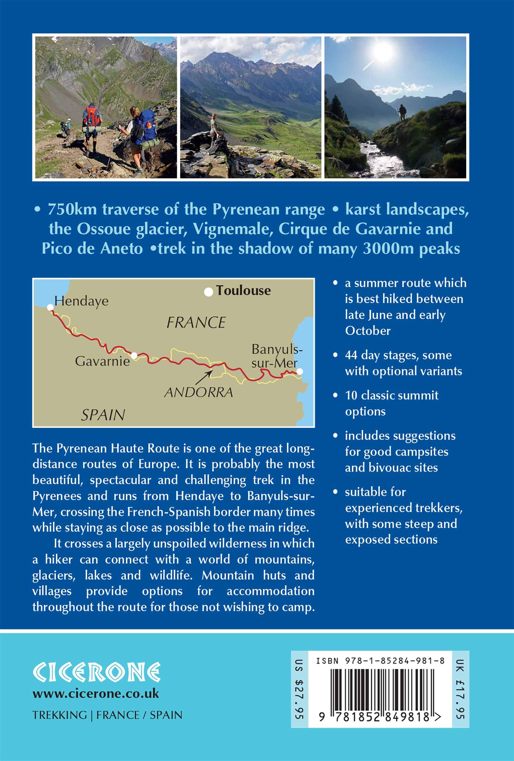 Trekking The Pyrenean Haute Route: The HRP high-level trail (Cicerone Multi-day Hiking Guides)