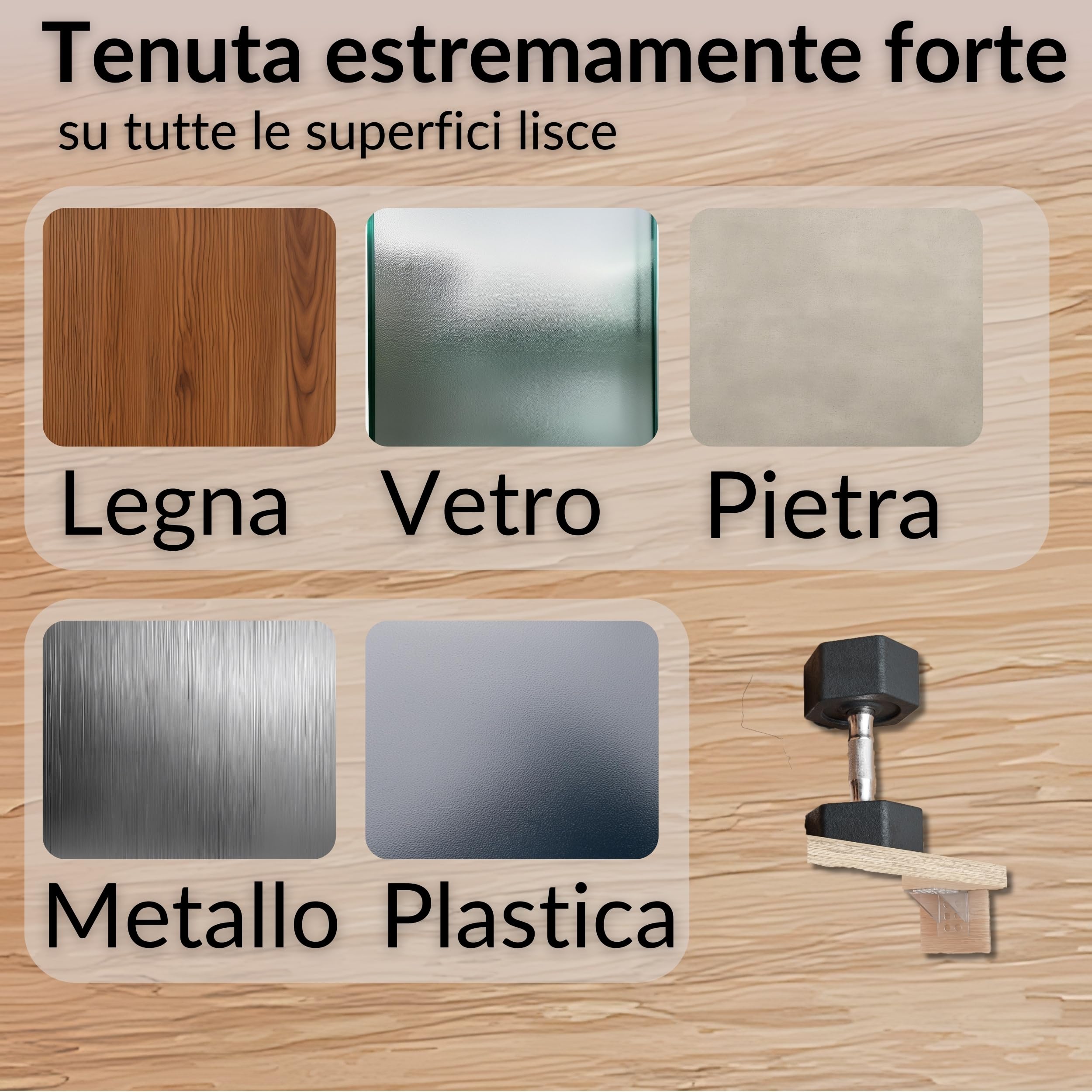 DEKAZIA® 16 Pz Supporti per Mensole Autoadesivi | Reggimensola Adesivo Senza Forare | Supporto Scaffale per Armadio e Libreria