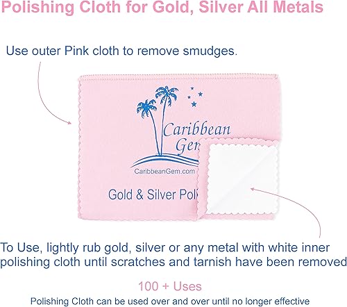 Miniatura 6 de All Purpose Jewelry Cleaner Kit w8oz Cleaning Solution, Basket & Brush - Jewelry Cleaner Kit for Gold, Silver, Diamonds, Rings, Gems & Precious