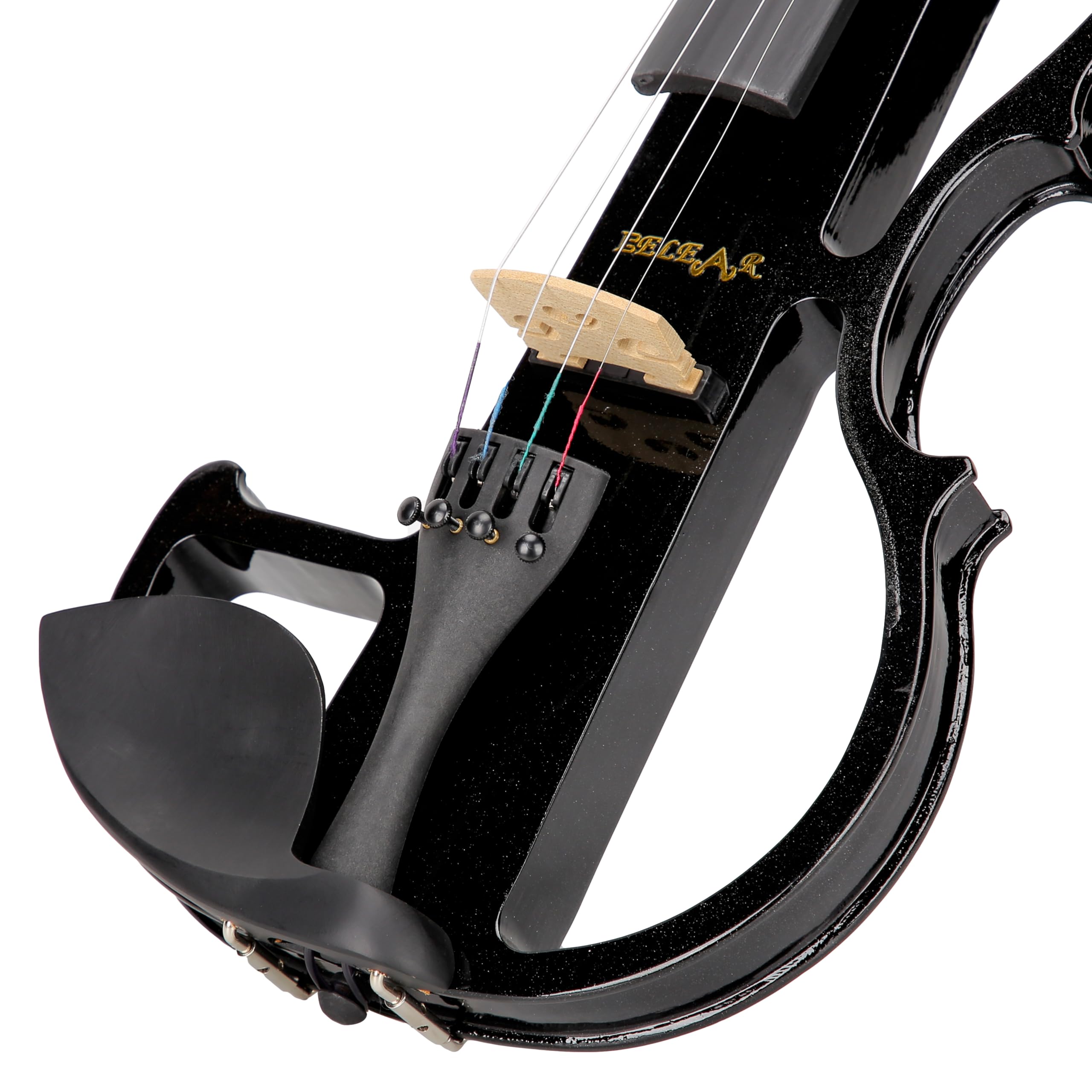 NEK-100 Electric Violin Black With Bow, Rosin and Hard Case-image-29