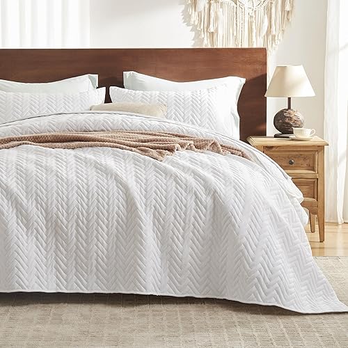 Miniatura 1 de Juego de edredón tamaño King, suave y liso, color azul marino, colcha de microfibra elegante para todas las estaciones, juego de ropa de cama