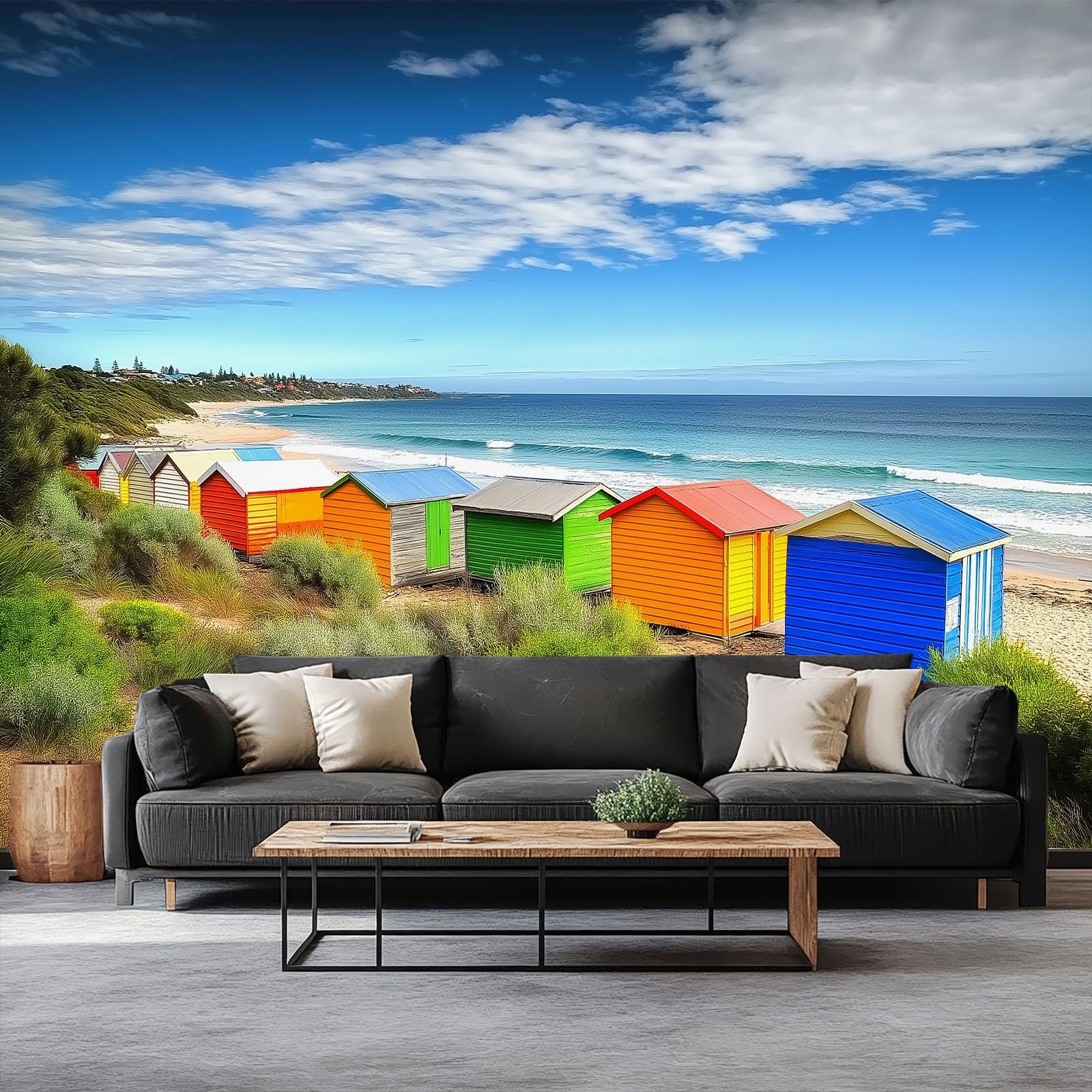 Papier peint intissé haut de gamme grand format 350x256 cm design Melbourne