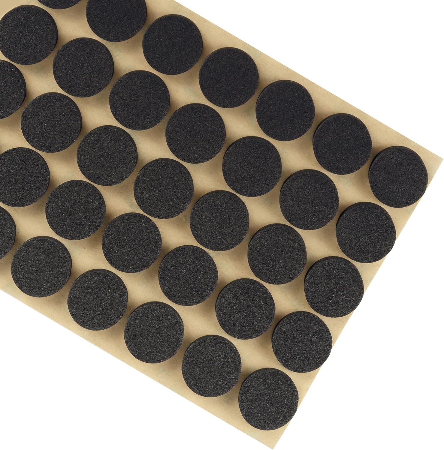 Furniture EVA Foam Pads 3/4" (19mm) Diameter Round 3M Self Adhesive