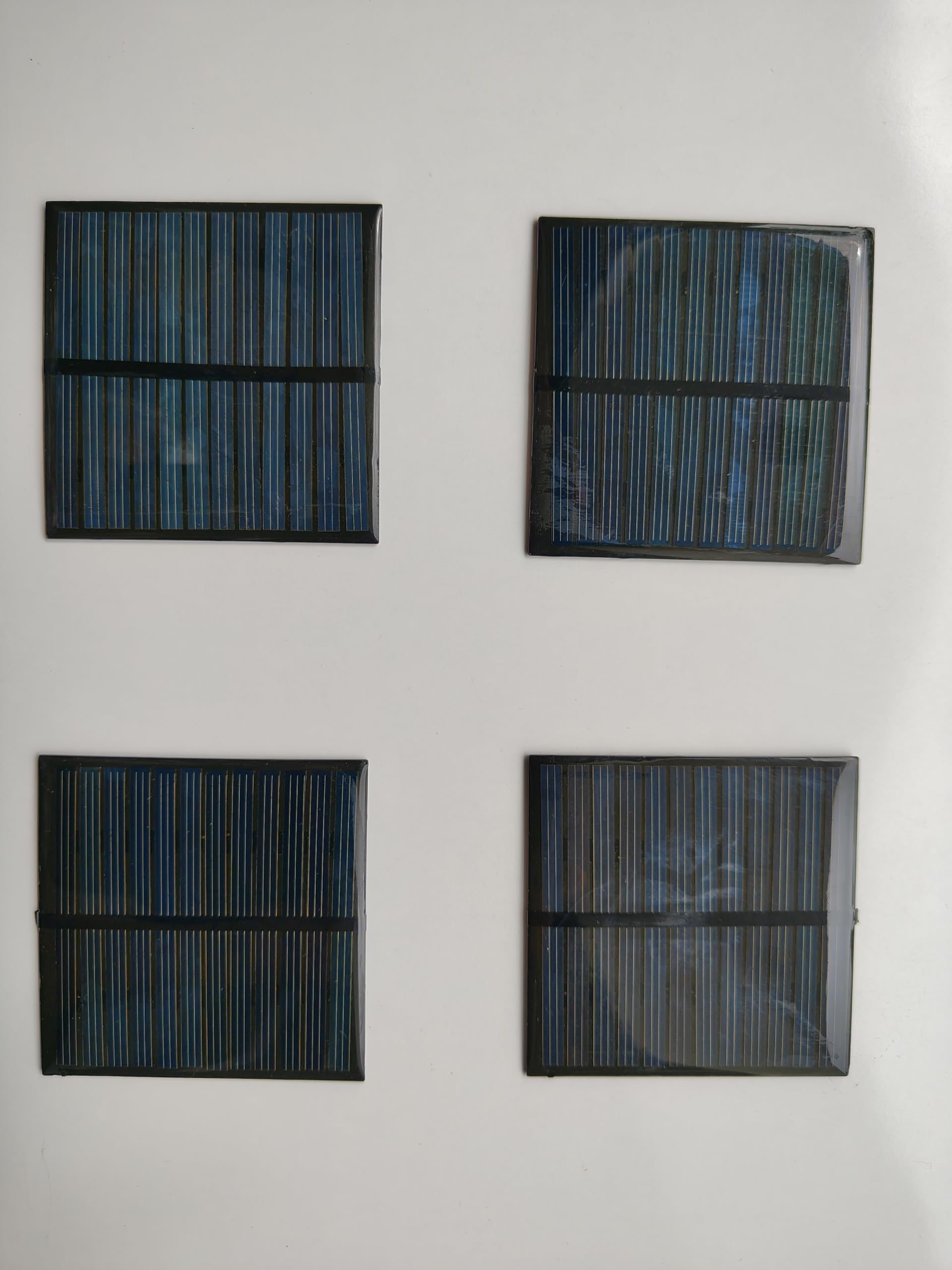 Mini Solar Panels for DIY Projects, Pack of 4 | Polycrystalline Cells, Small Form Factor, Compact Square Design, Renewable Energy, Electronics Projects-image-23