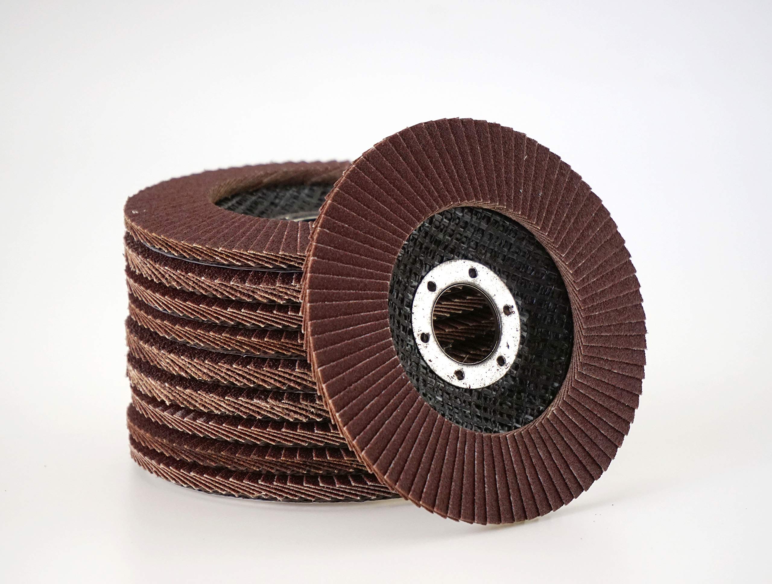 Meuleuse D Angle Disque De Polissage 20 Disques à Lamelles 125mm Grain 120 - Pour Meuleuse D'angle Disque A Lamelle 120 Mm Plaquette Et Disque