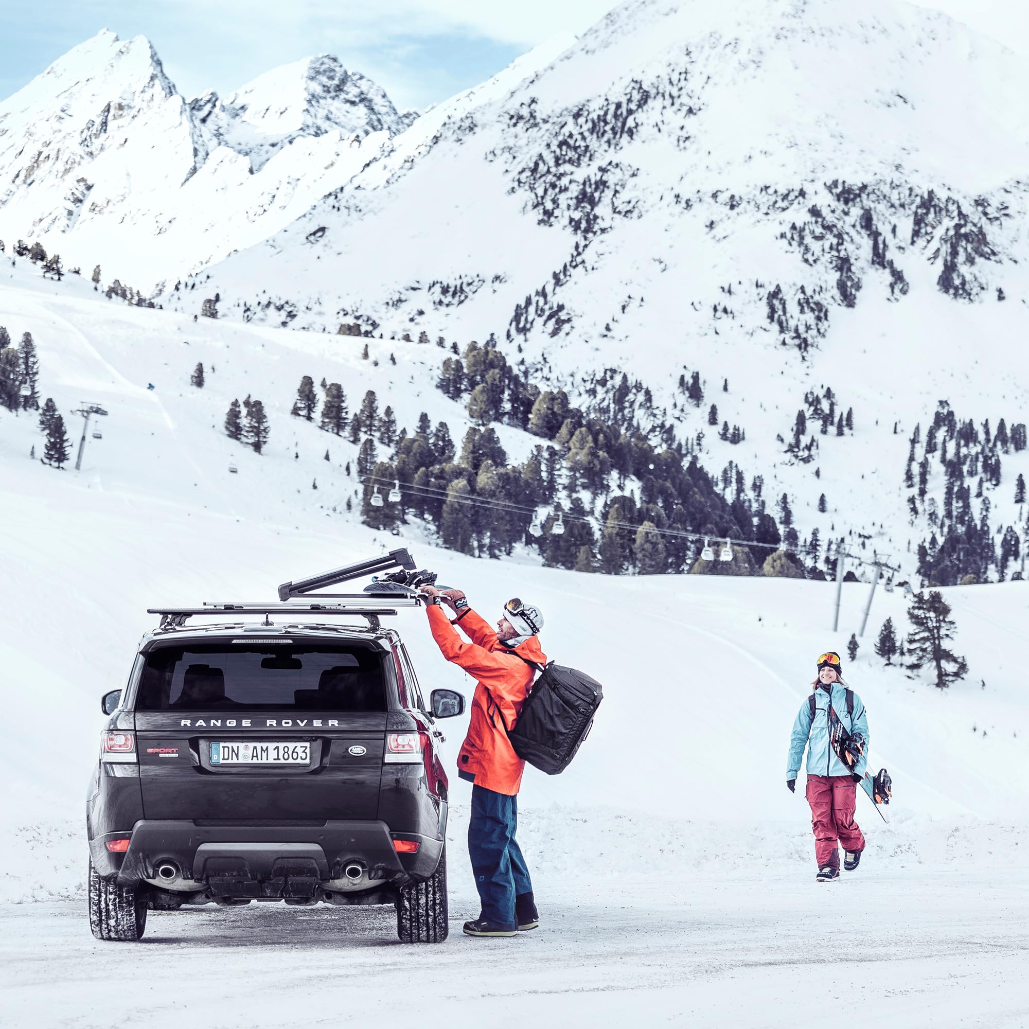 Thule Snowpack Extender Porta Snowboard E Sci Black One-Size