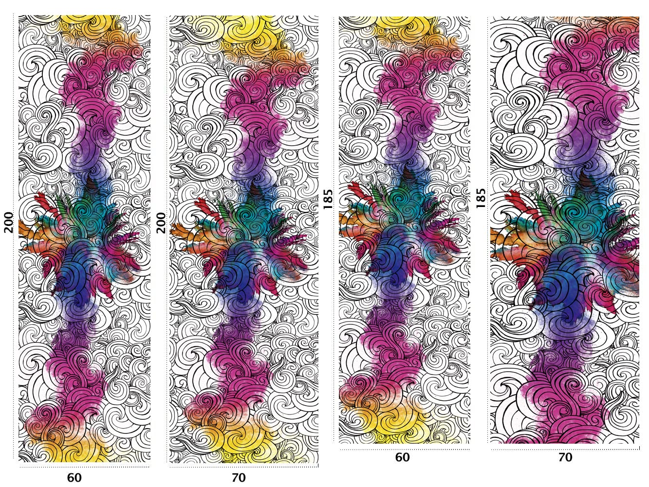 Vinyle Adhésif Pour Frigo Oedim - 185x60cm - Décor Personnalisable - Facile à Poser Et à Enlever