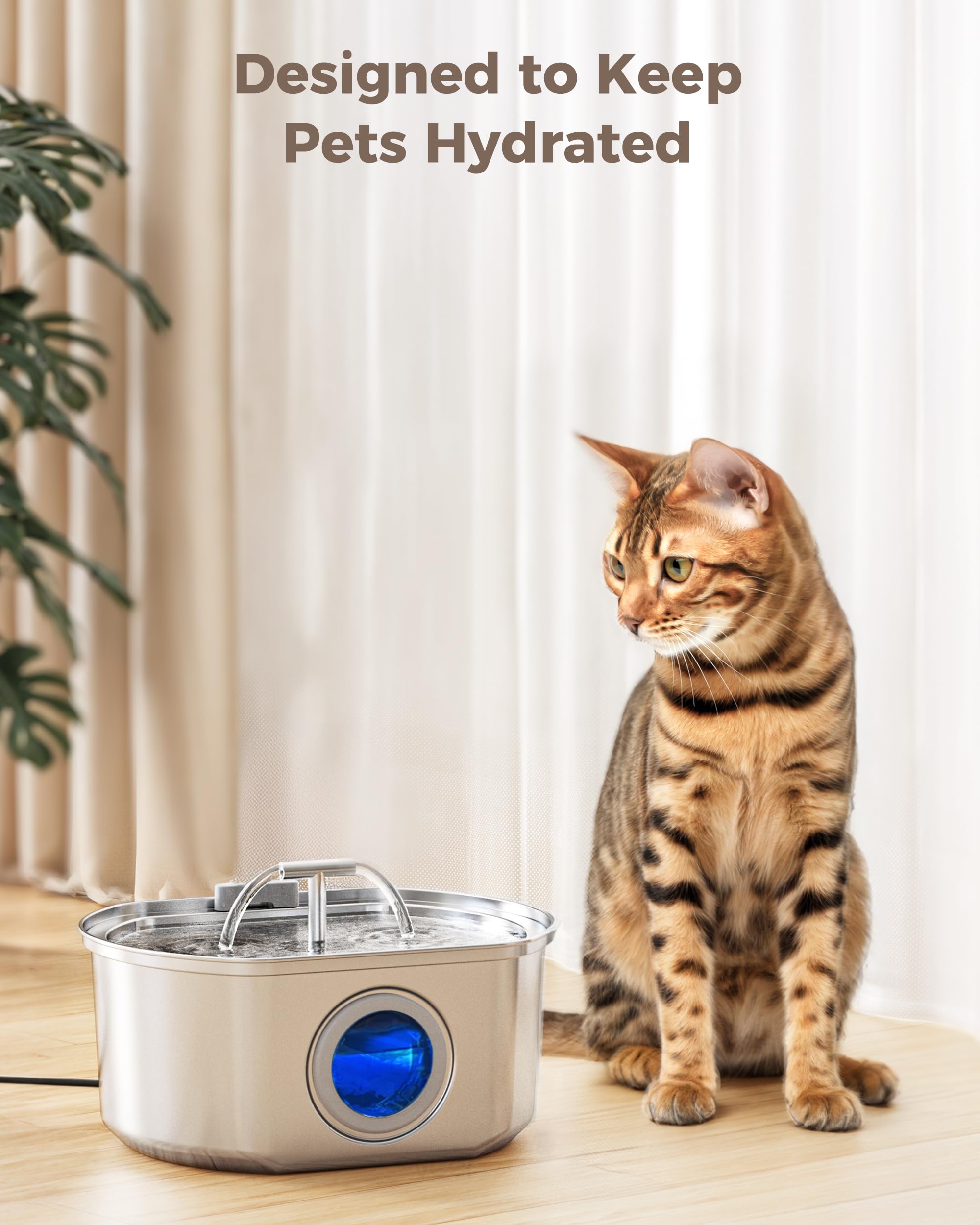 Cat Water Fountain Replacement Water Pump - Quiet Replacement Pump - ideal for 3.2L/108oz Cat Drinking Fountain Automatic Pet Water Dispenser - image 6