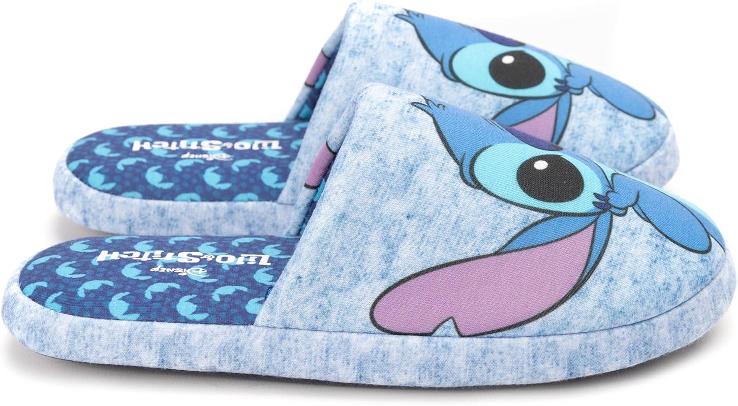Disney Lilo And Stitch Slippers for Women | Ladies Slip On Blue Stitch Character Kidult Merchandise House Loafers Gift for Her 6 81ETNlLmo0L. AC SL1500