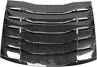 Vista 1 de FREEMOTOR802 Compatible con Dodge Charger 2011-2023, rejilla de ventana trasera, aspecto de fibra de carbono, cubierta de plástico ABS