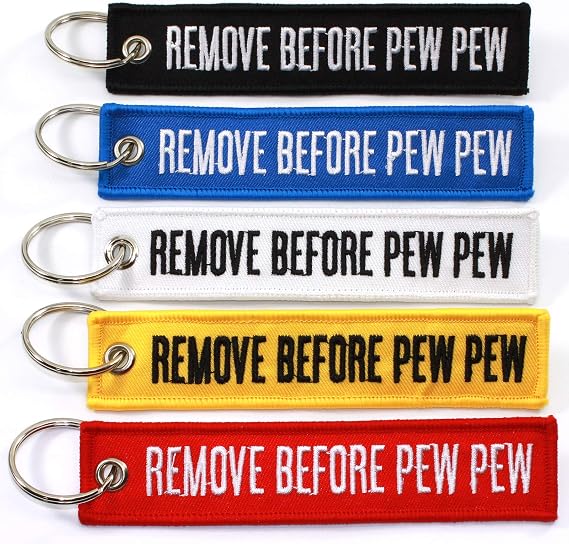 Rotary13B1 Remove Before PEW PEW - 5 Pack Key Chains