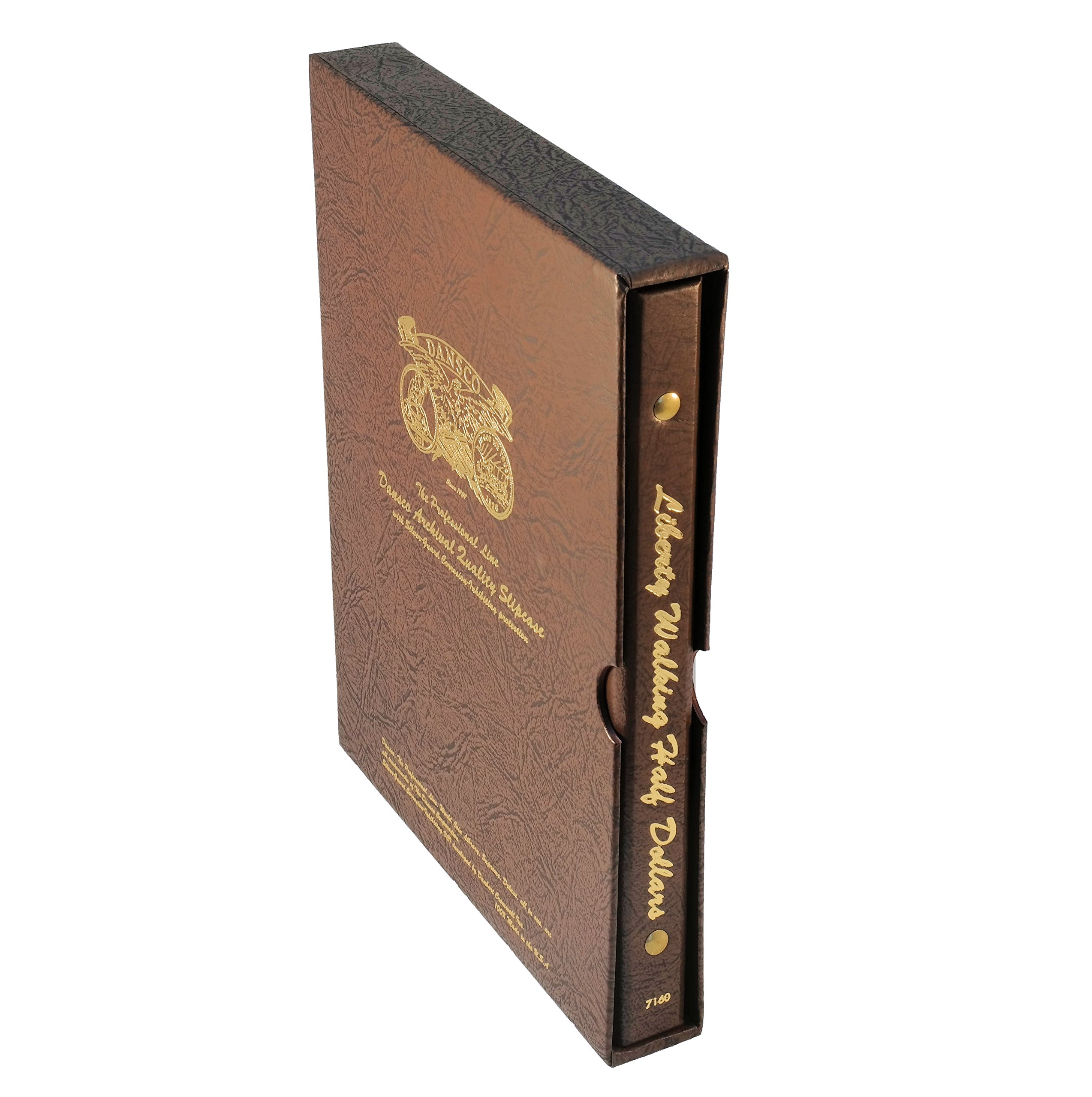 Dansco US Liberty Walking Half Dollar Coin Album 1916-1947#7160 with Slipcase