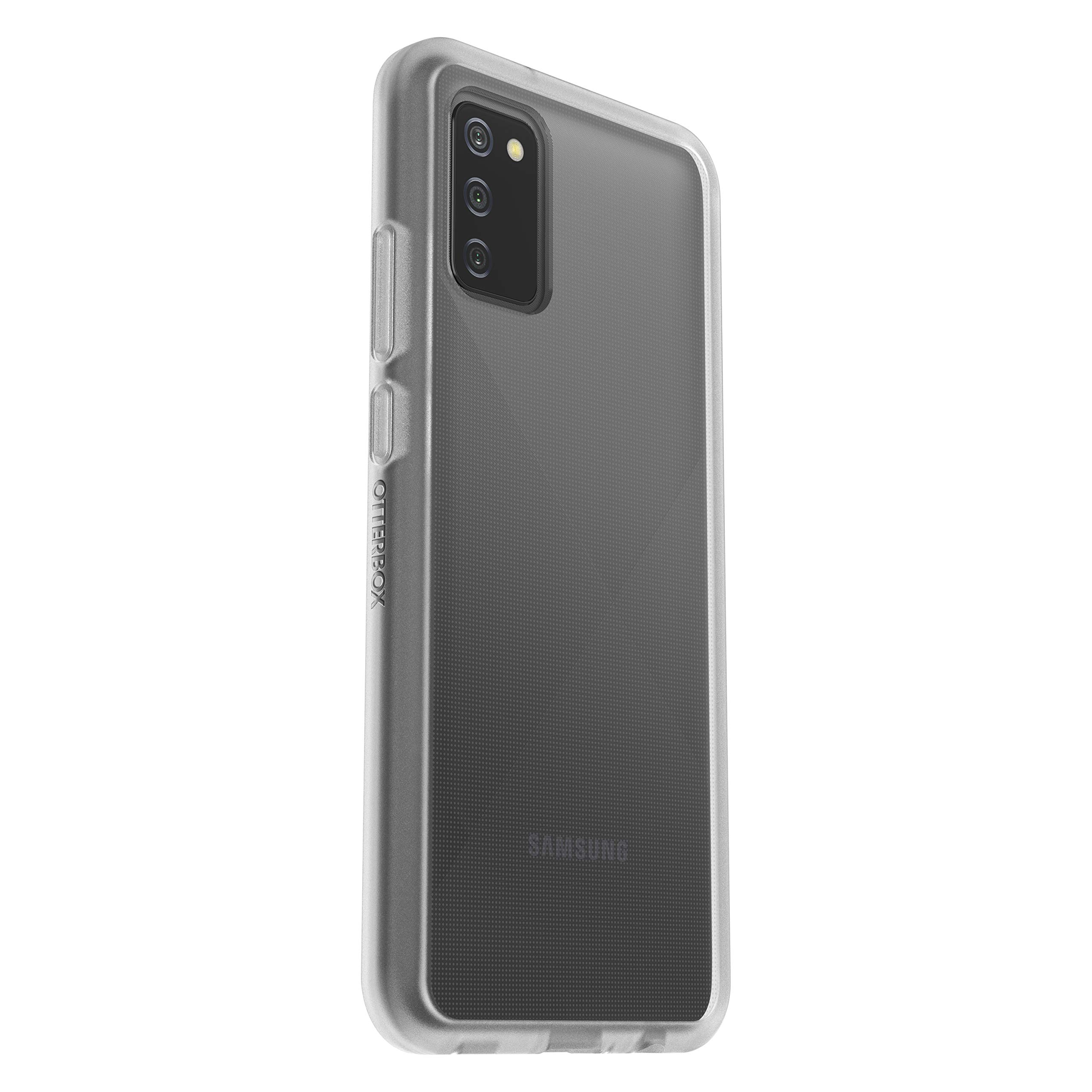 OtterBox Cover per Samsung Galaxy A02s Sleek, Resistente a Shock e Cadute, Cover Sottile, Testata a Norme Anti Caduta Mil-Std 810G, Trasparente, Senza Retail Package