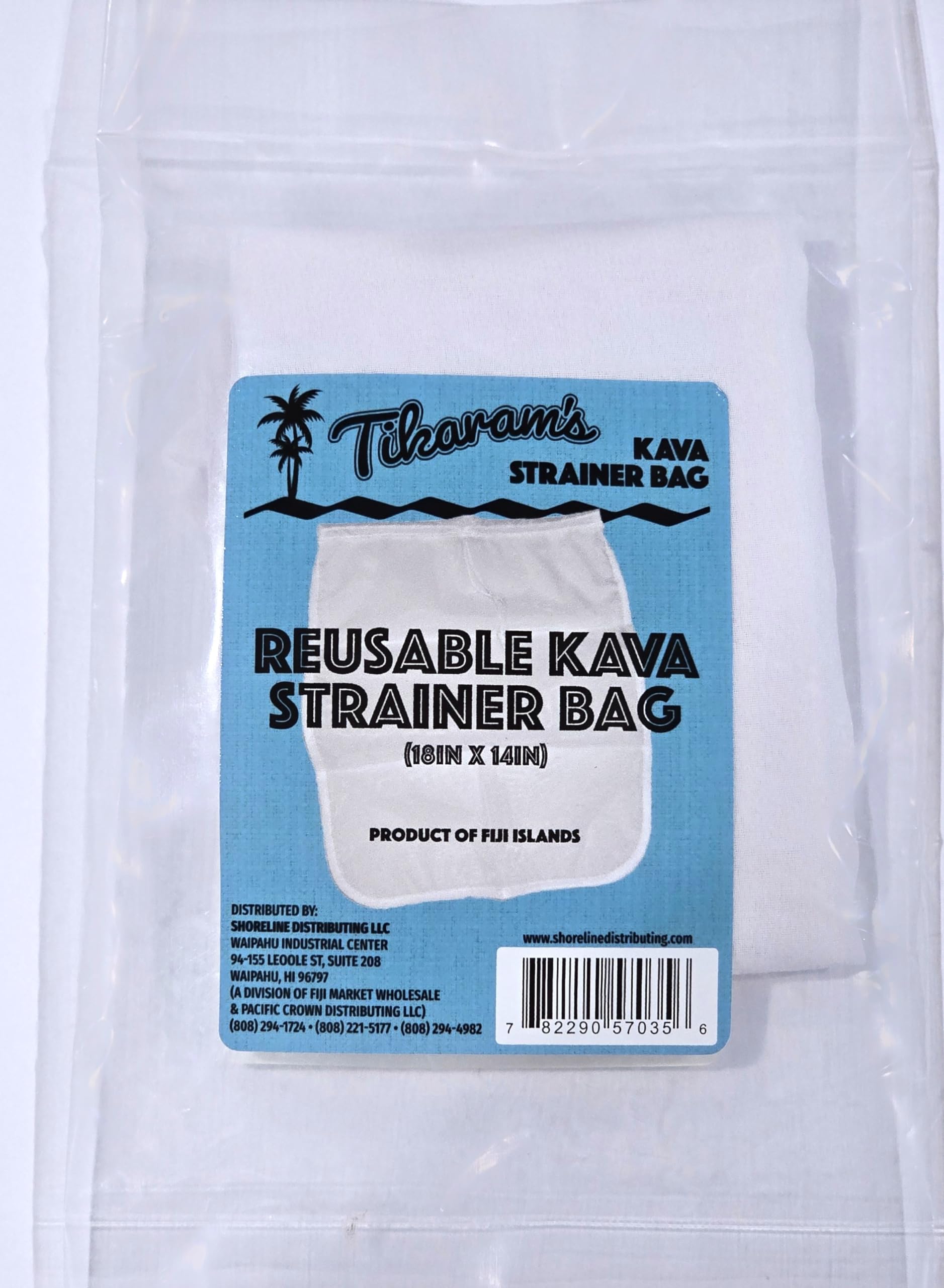 Tikaram'sPremium Grade Kava Strainer Bag (Reusable)-Fiji Market Wholesale LLC, 1 Count (Pack of 1)