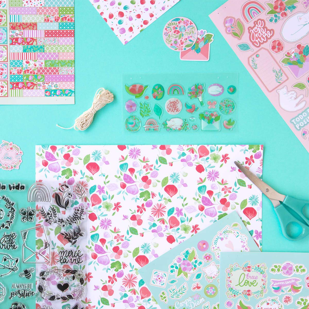 Papier voor kaarten maken & plakboek – Vintage Japanse stijl set