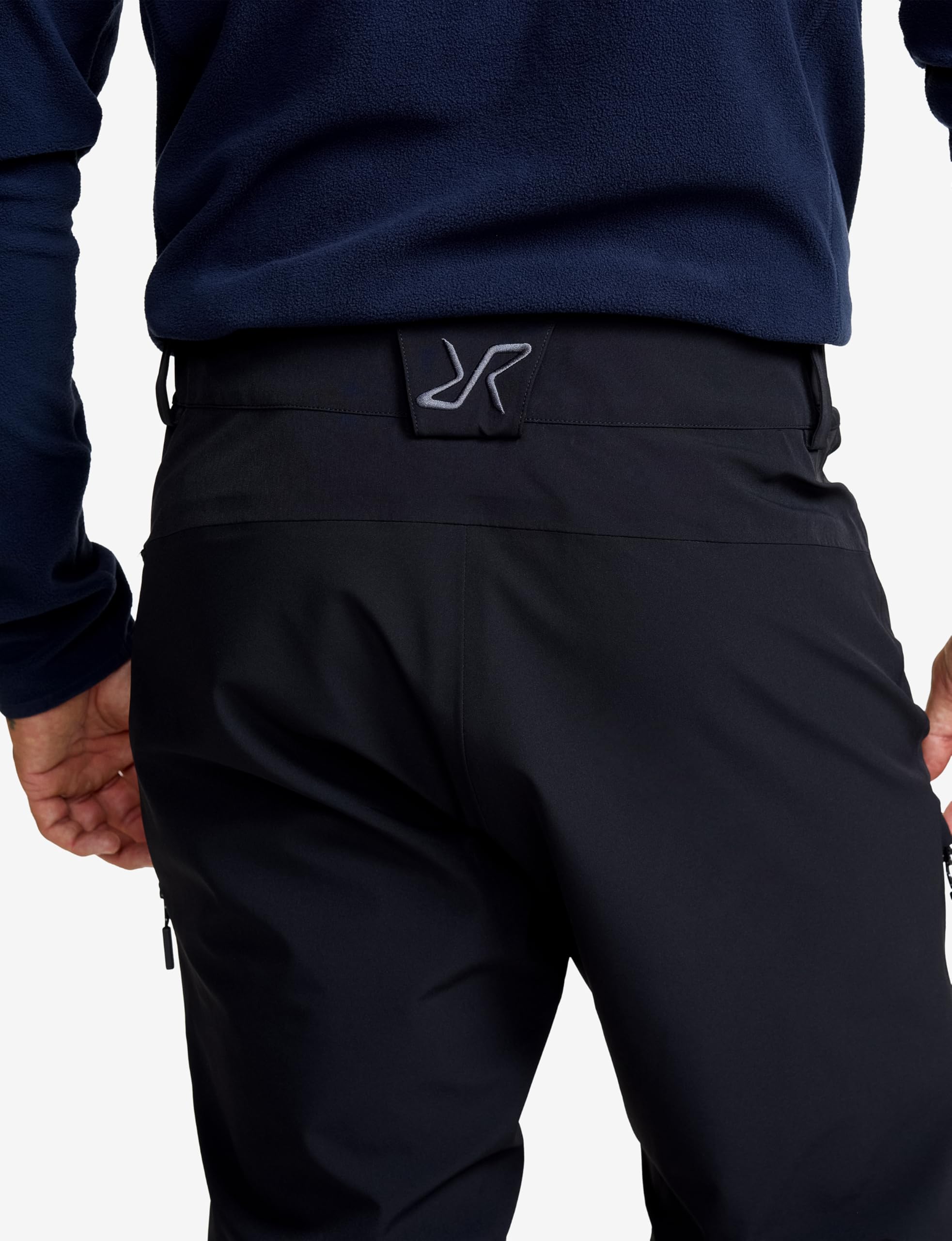RevolutionRace Cyclone 3L Shell Pants da Uomo, Pantaloni Impermeabili con Riflettori Recco per l'escursionismo