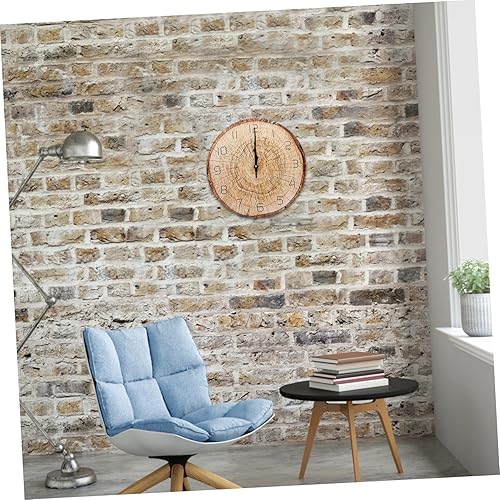 Miniatura 2 de DECHOUS Reloj de pared con anillo anual para oficina, reloj de pared antiguo para oficina, reloj de pared decorativo, reloj de pared rústico, reloj