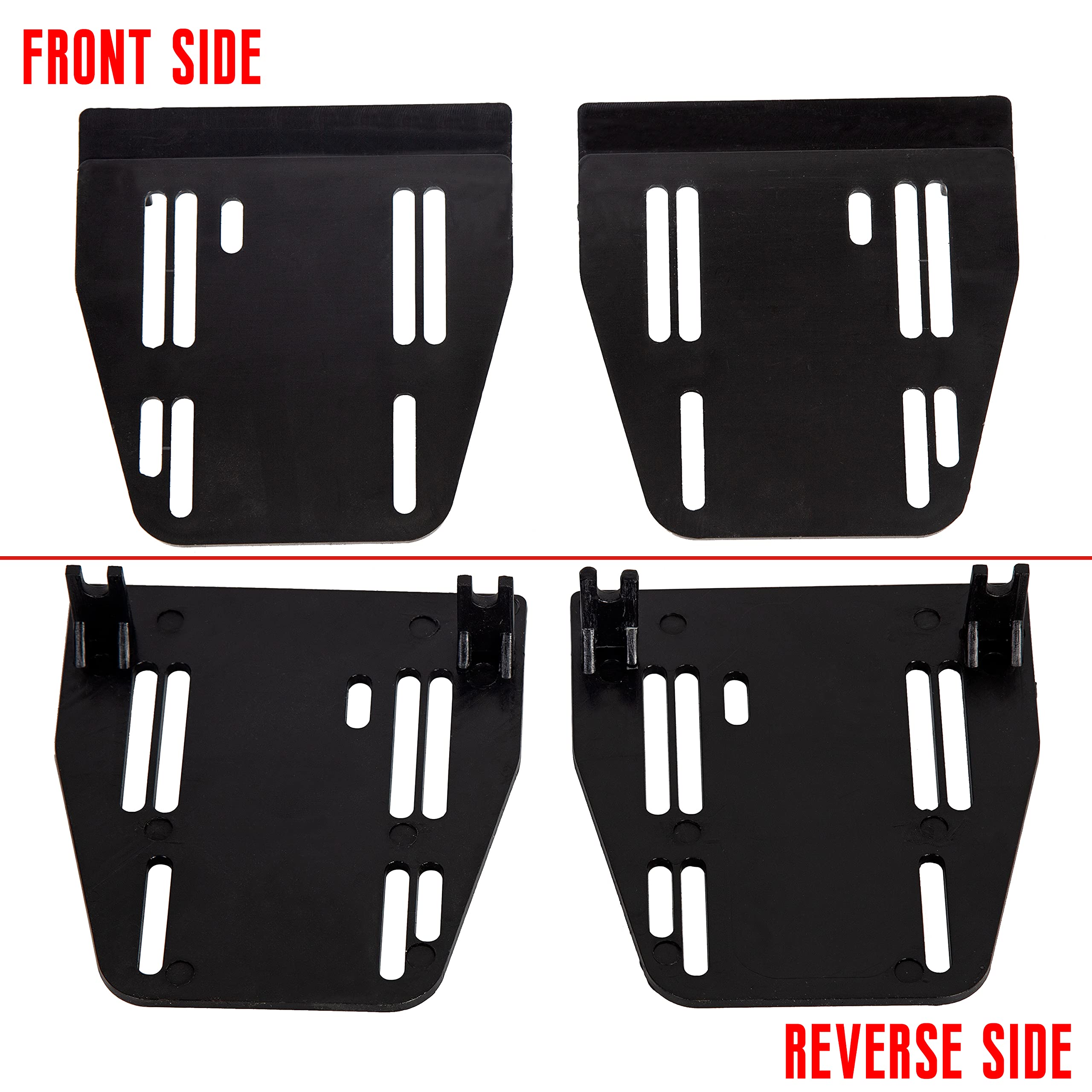 HECASA Double Din Dash Kit For 2006-2007 Jeep Commander – Bezel, Harness & Bracket Conversion Kit