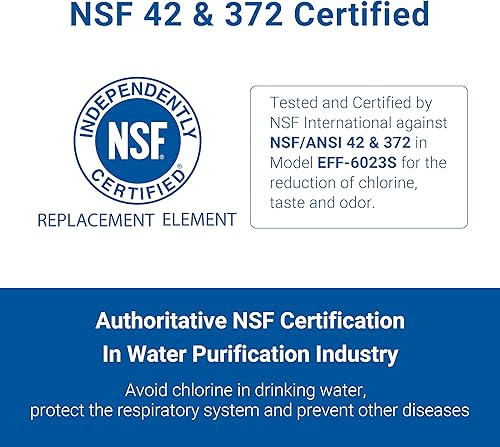 Miniatura 3 de AQUA CREST GSWF Filtro de agua para refrigerador, repuesto para GE® GSWF Smart Water 238C2334P001, Kenmore® 46-9914, 469914, 9914, 3 filtros (el