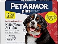 Vista 20 de PetArmor Plus - Prevención de pulgas y garrapatas para perros, tratamiento de pulgas y garrapatas para perros pequeños, 3 dosis, impermeable